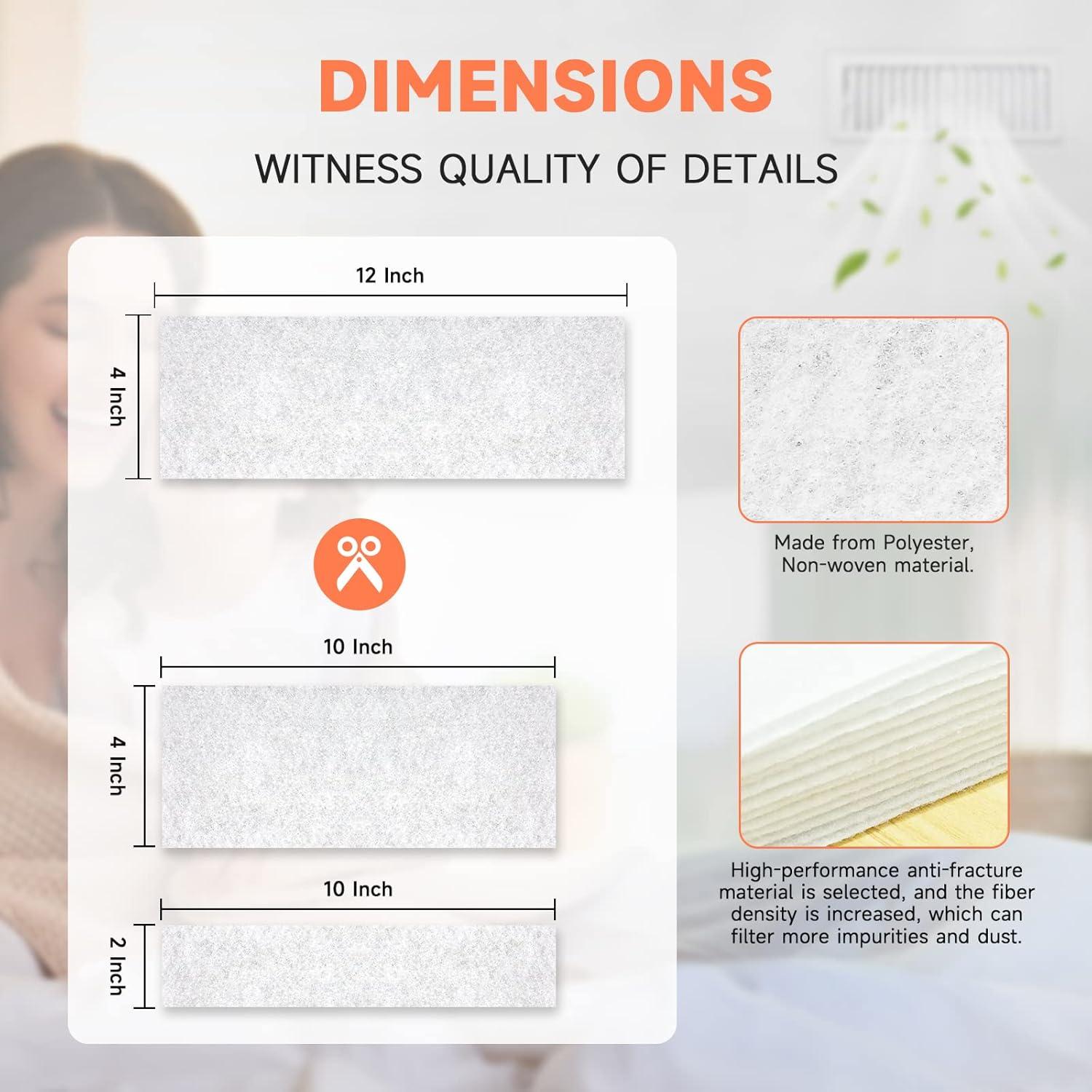 Filtro de Ventilación ULTRA GREEN 4x12" para Aire Acondicionado - Paquete de 12