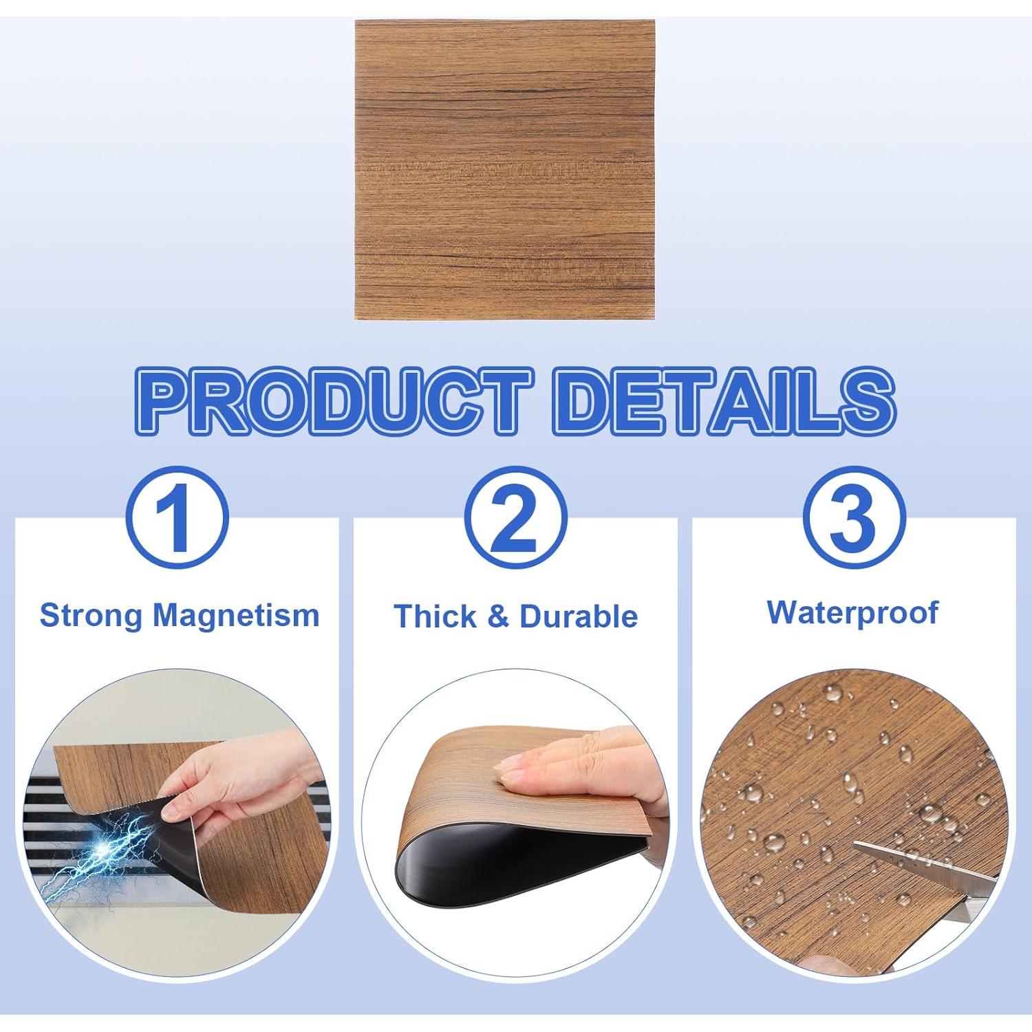 Cubiertas Magnéticas para Ventilación PATIKIL 35x35 cm - 2 Pcs