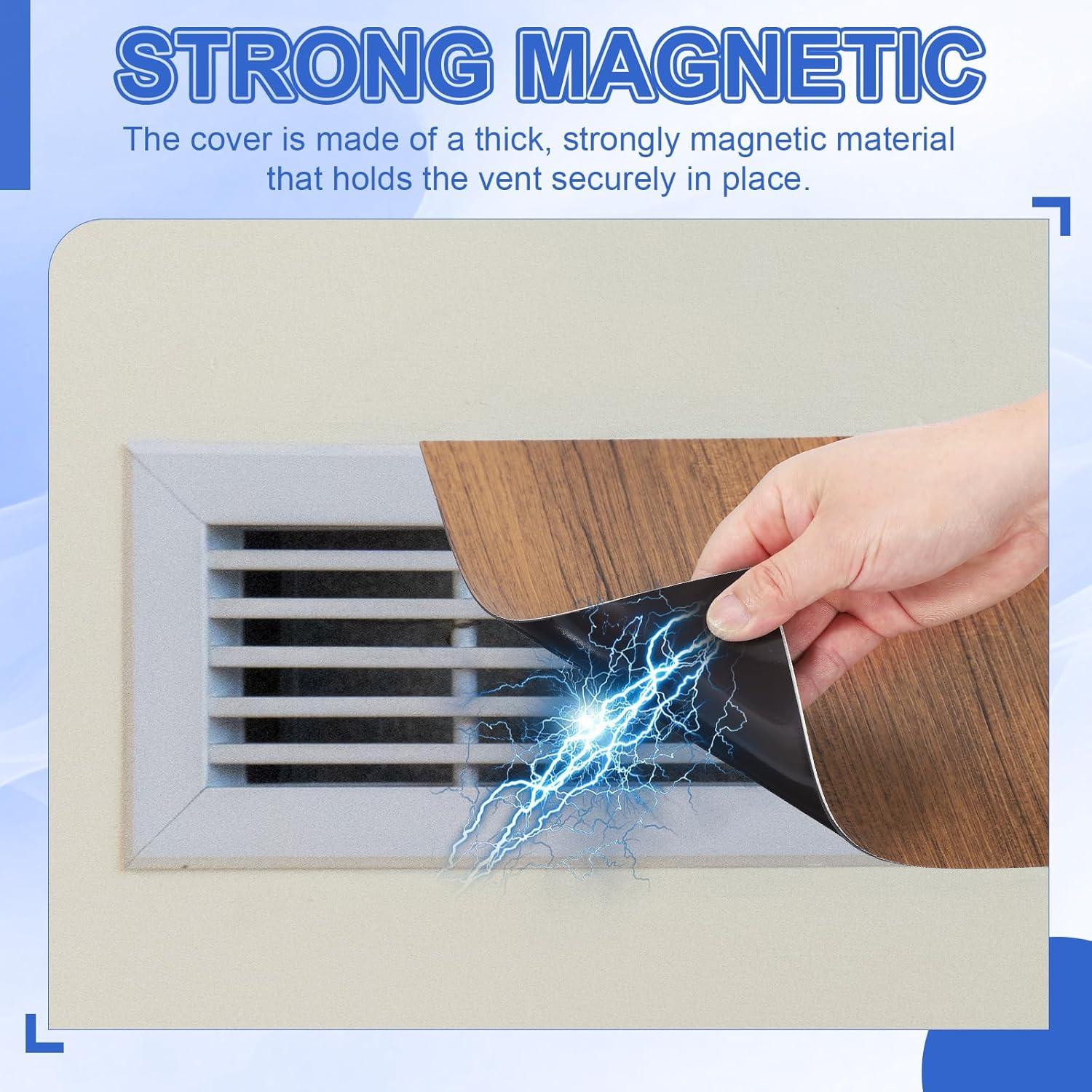 Cubiertas Magnéticas para Ventilación PATIKIL 35x35 cm - 2 Pcs