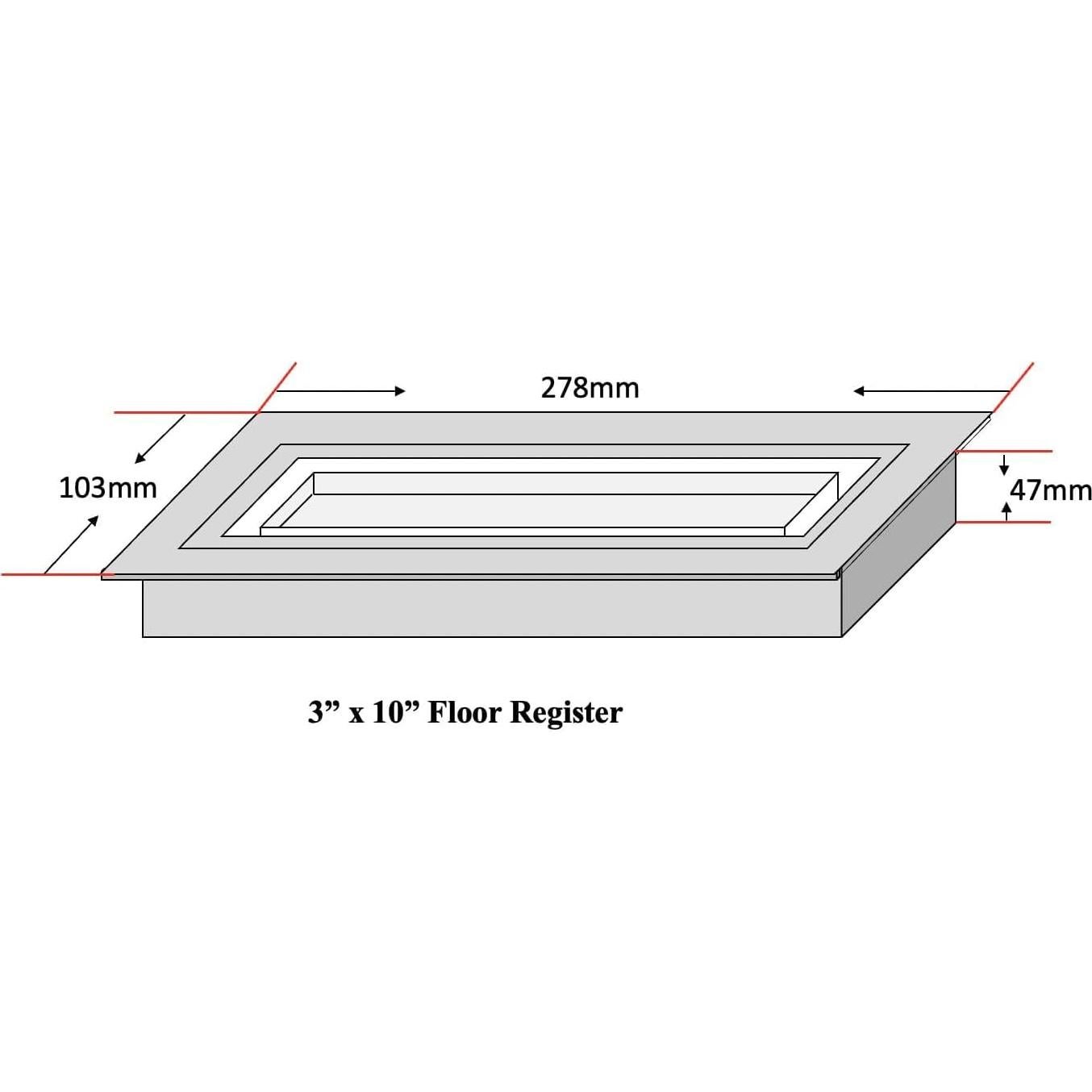 Rejilla de Piso Zion Acero Inoxidable 29x7.6cm Ajustable