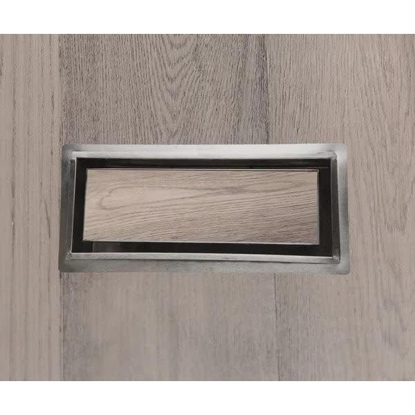 Rejilla de Piso Zion Acero Inoxidable 29x7.6cm Ajustable