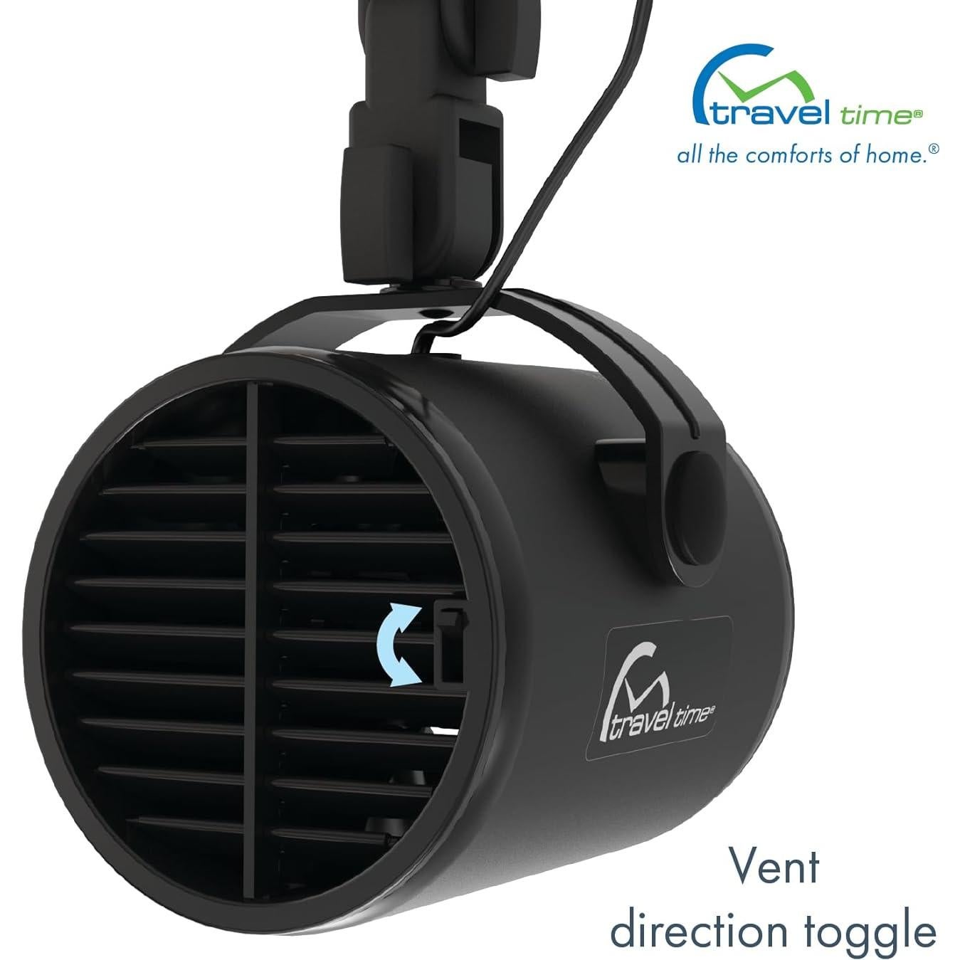 Ventilador Clip-On 12V Travel Time para Autos y Camiones