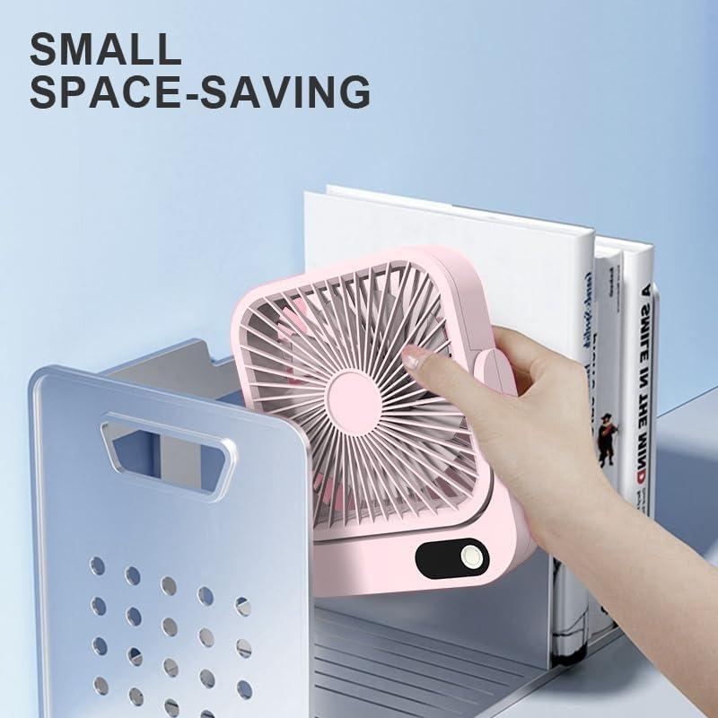 Ventilador Portátil GIIKNEW 5000mAh Magnético Rosa