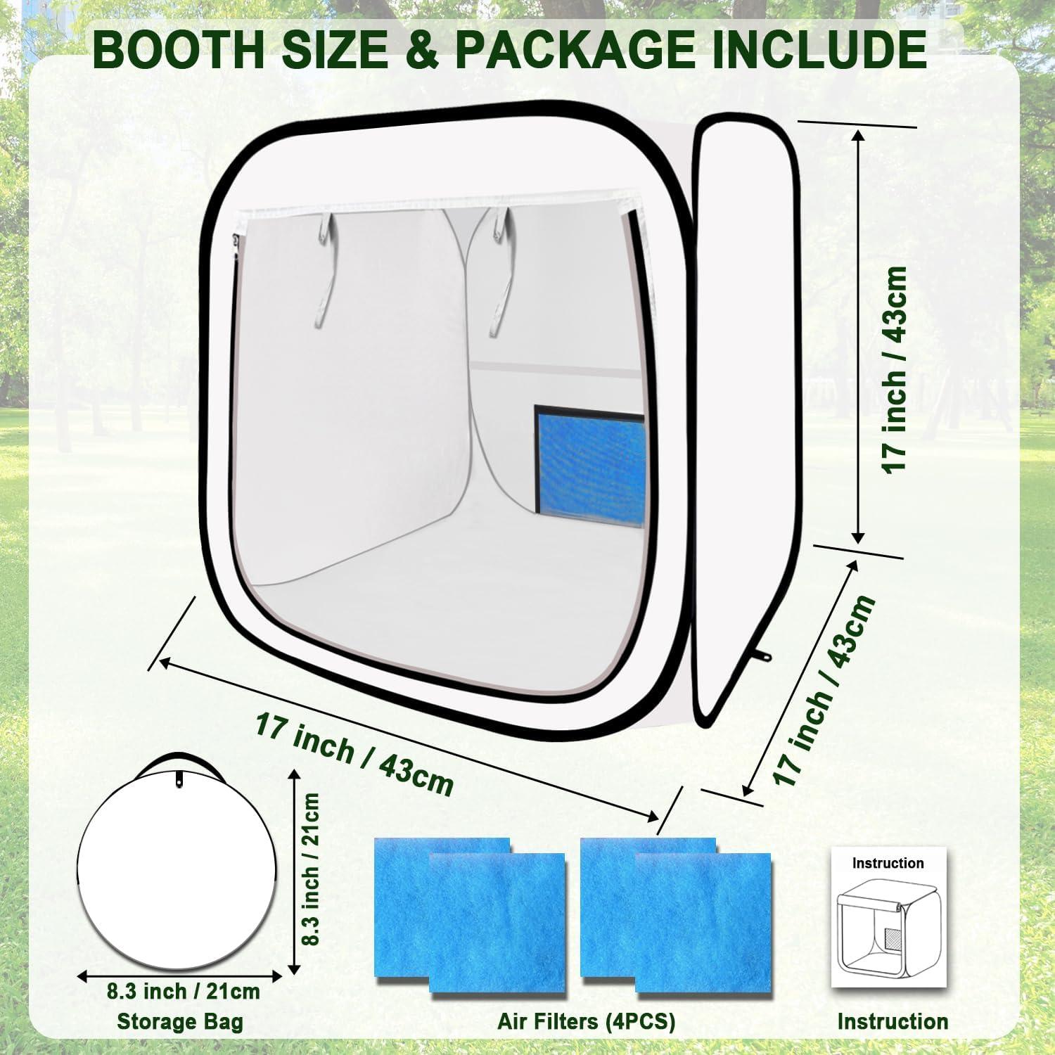 Carpa de Pintura Plegable CooTentler 43.2x43.2x43.2 cm