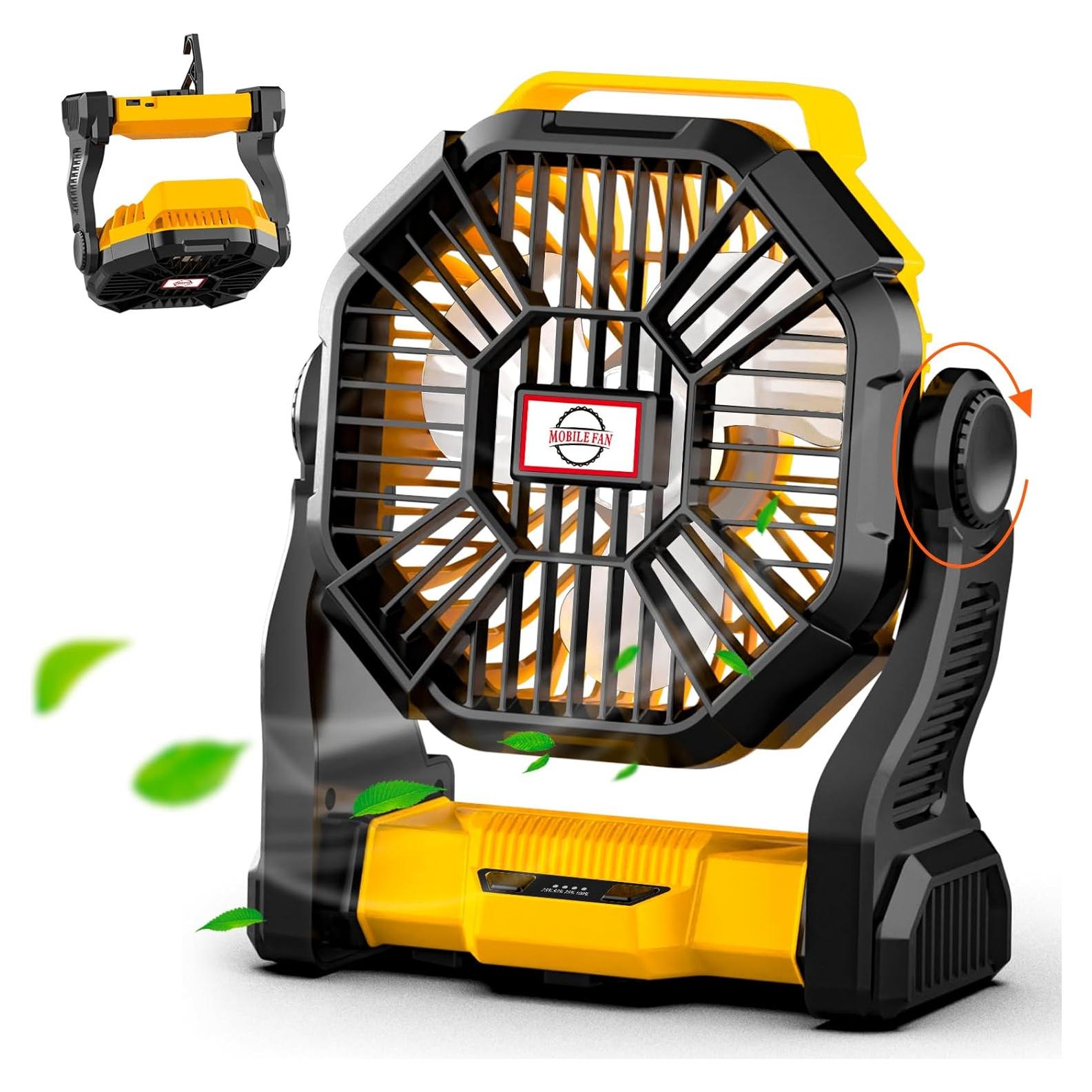 Ventilador Portátil Sendowtek X23 Recargable 10400mAh 4 Velocidades