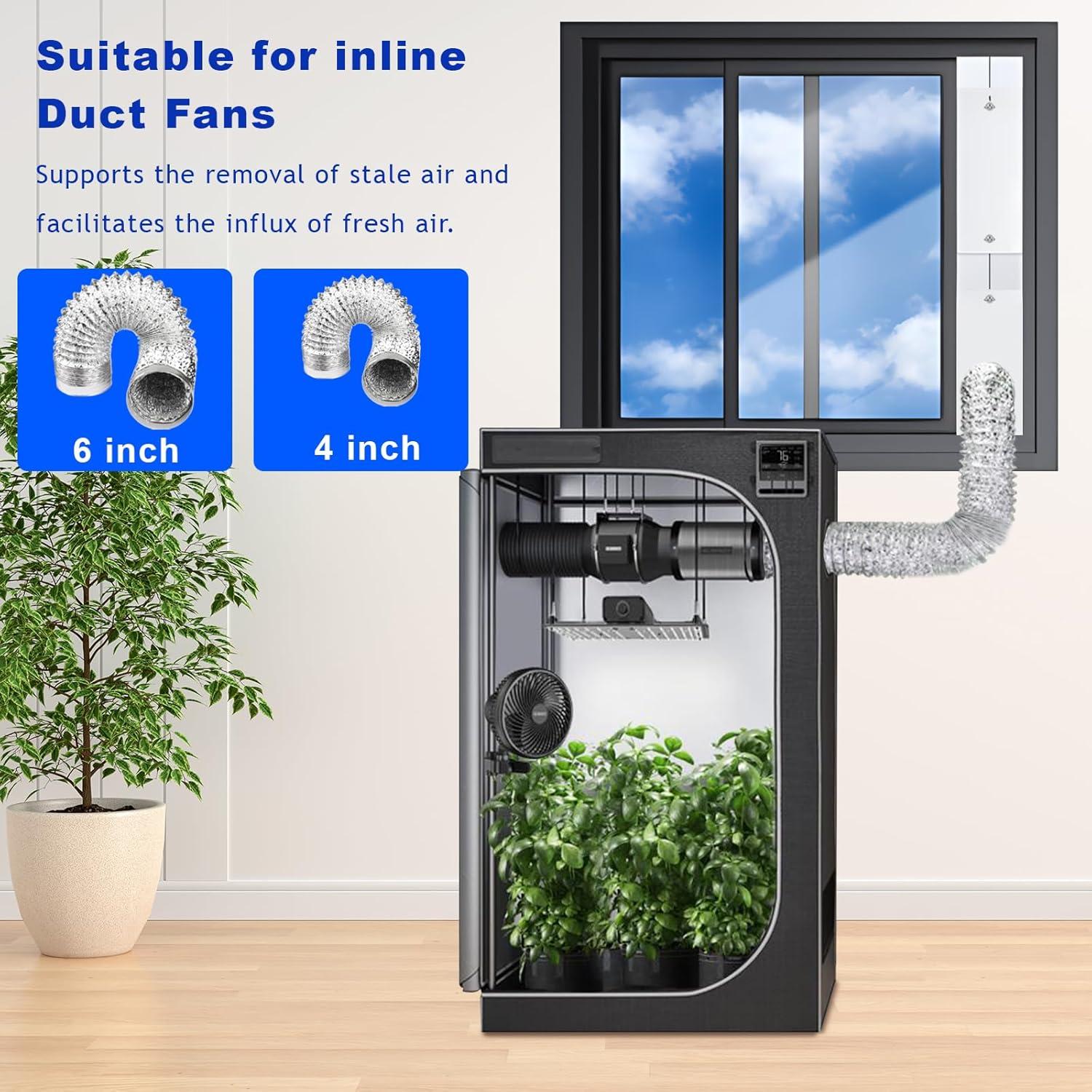 Kit de Ventilación para Ventana Linstock 61" con 3 Adaptadores