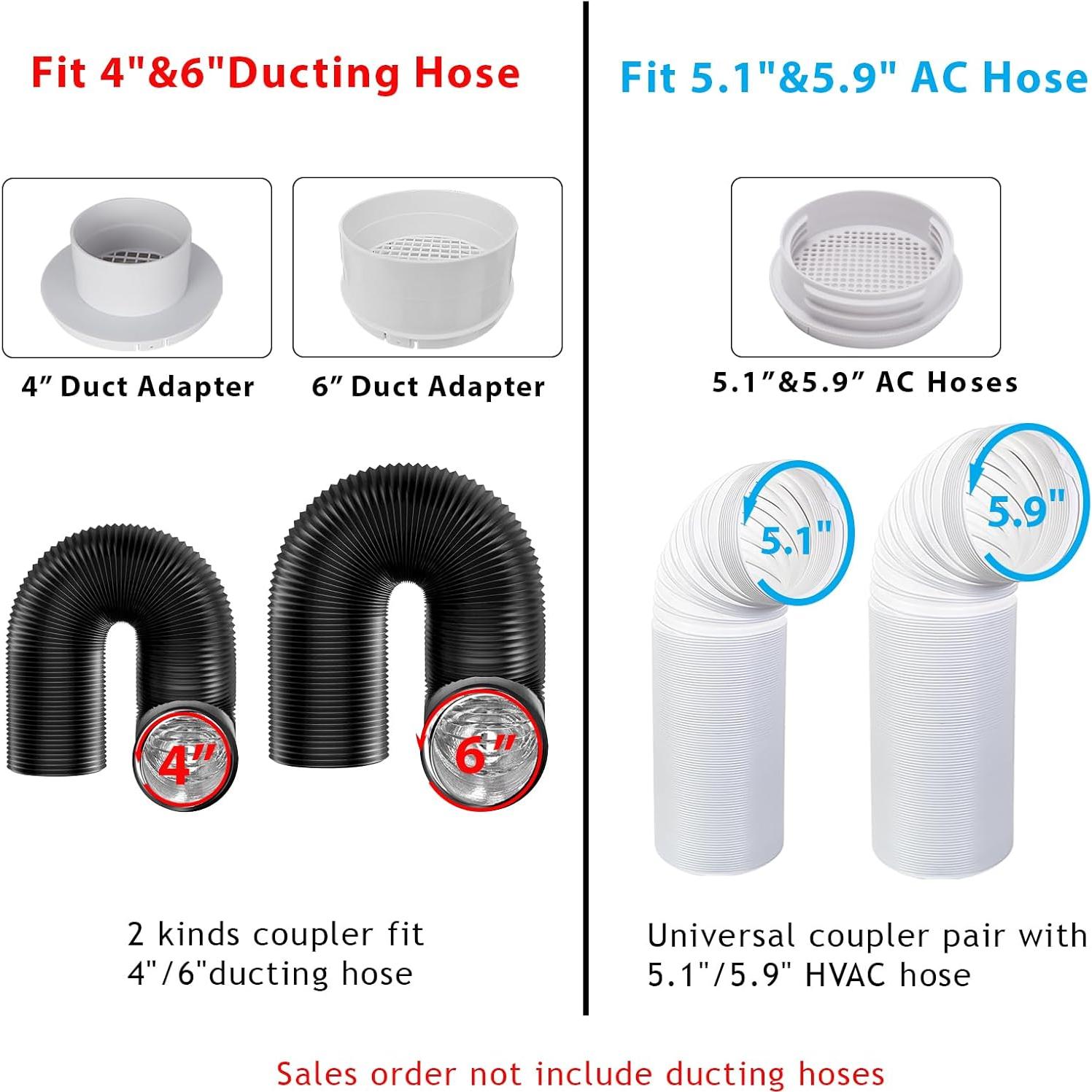 Kit de Ventilación para Ventana Linstock 61" con 3 Adaptadores