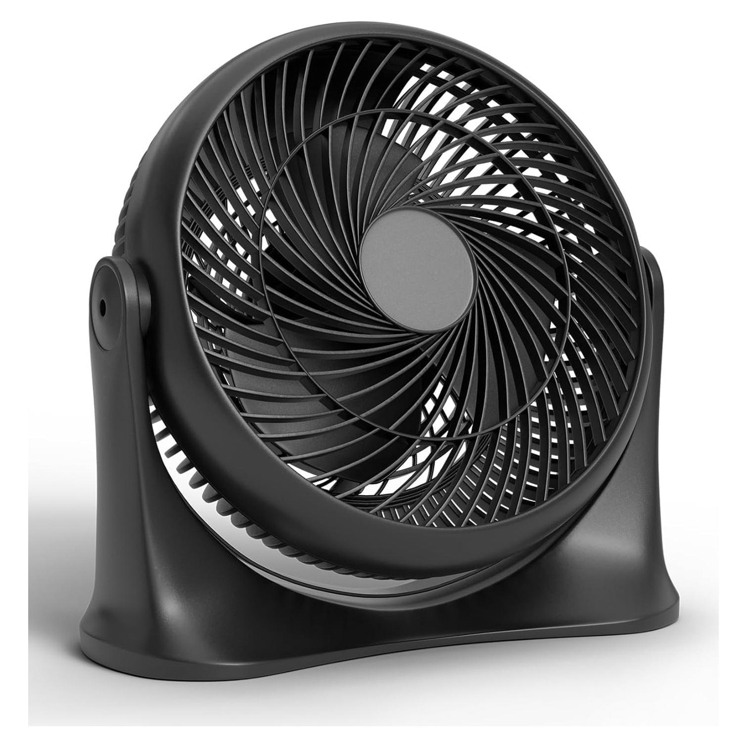 Ventilador de Mesa EZ-CHILL 11" Silencioso 3 Velocidades Negro