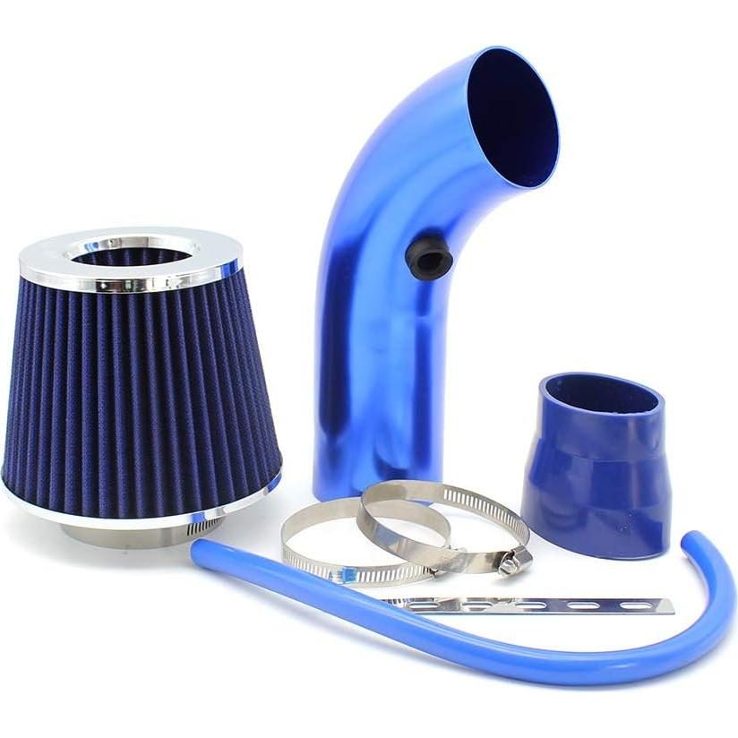 Kit de Entrada de Aire Frío RASNONE 76mm Aluminio Azul