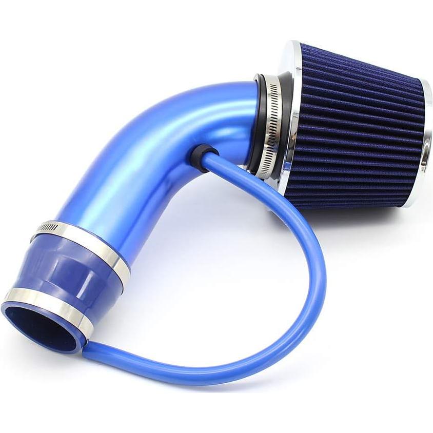 Kit de Entrada de Aire Frío RASNONE 76mm Aluminio Azul