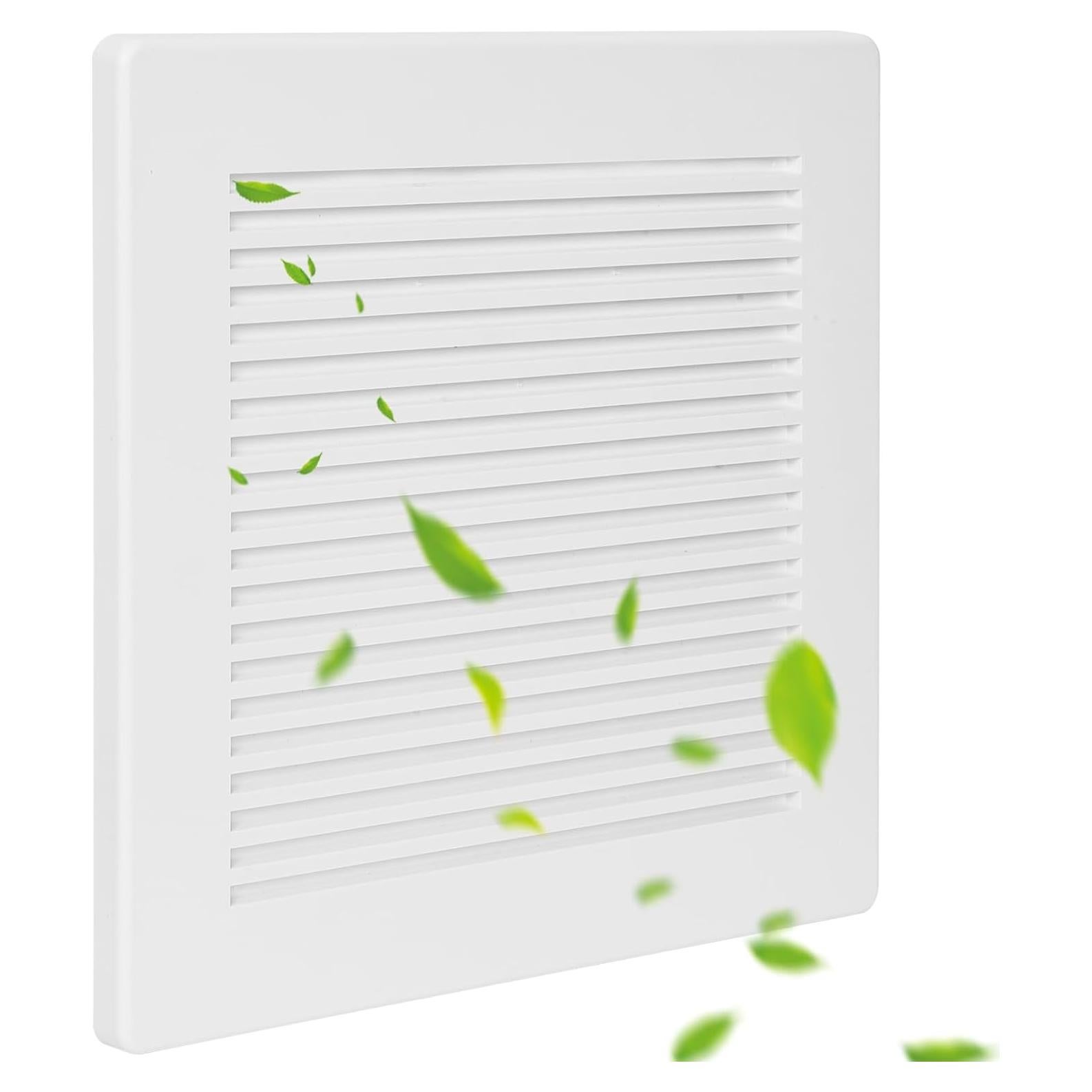 Cubierta de Ventilador de Baño TIHCXNY 22.86x22.86 cm Blanca