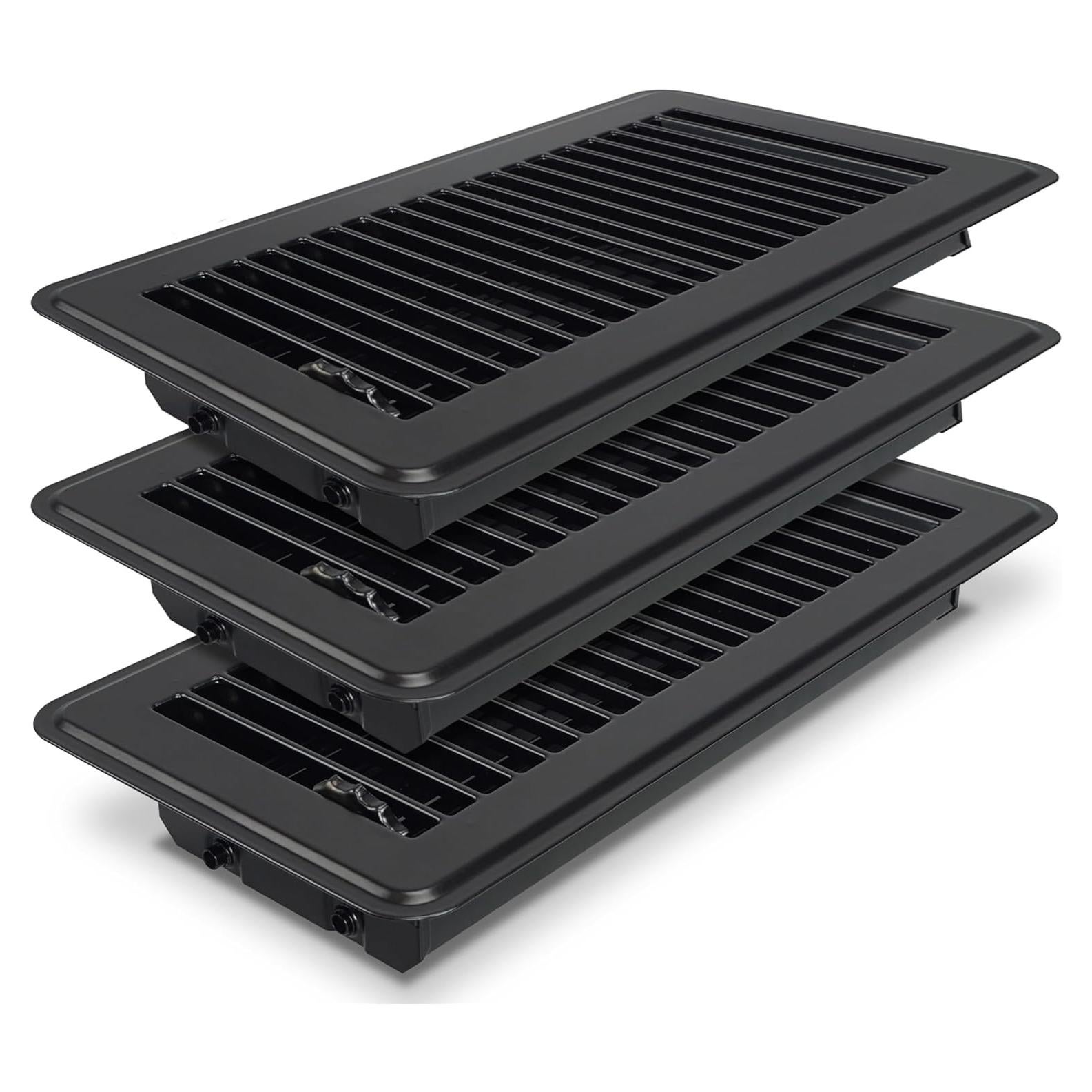 Rejilla de suelo 10 x 25 cm BYEWIRE - Paquete de 3 ajustables