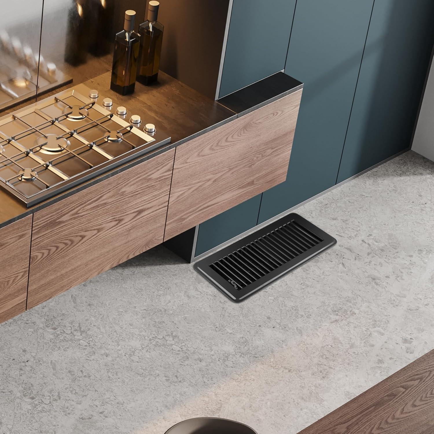 Rejilla de suelo 10 x 25 cm BYEWIRE - Paquete de 3 ajustables