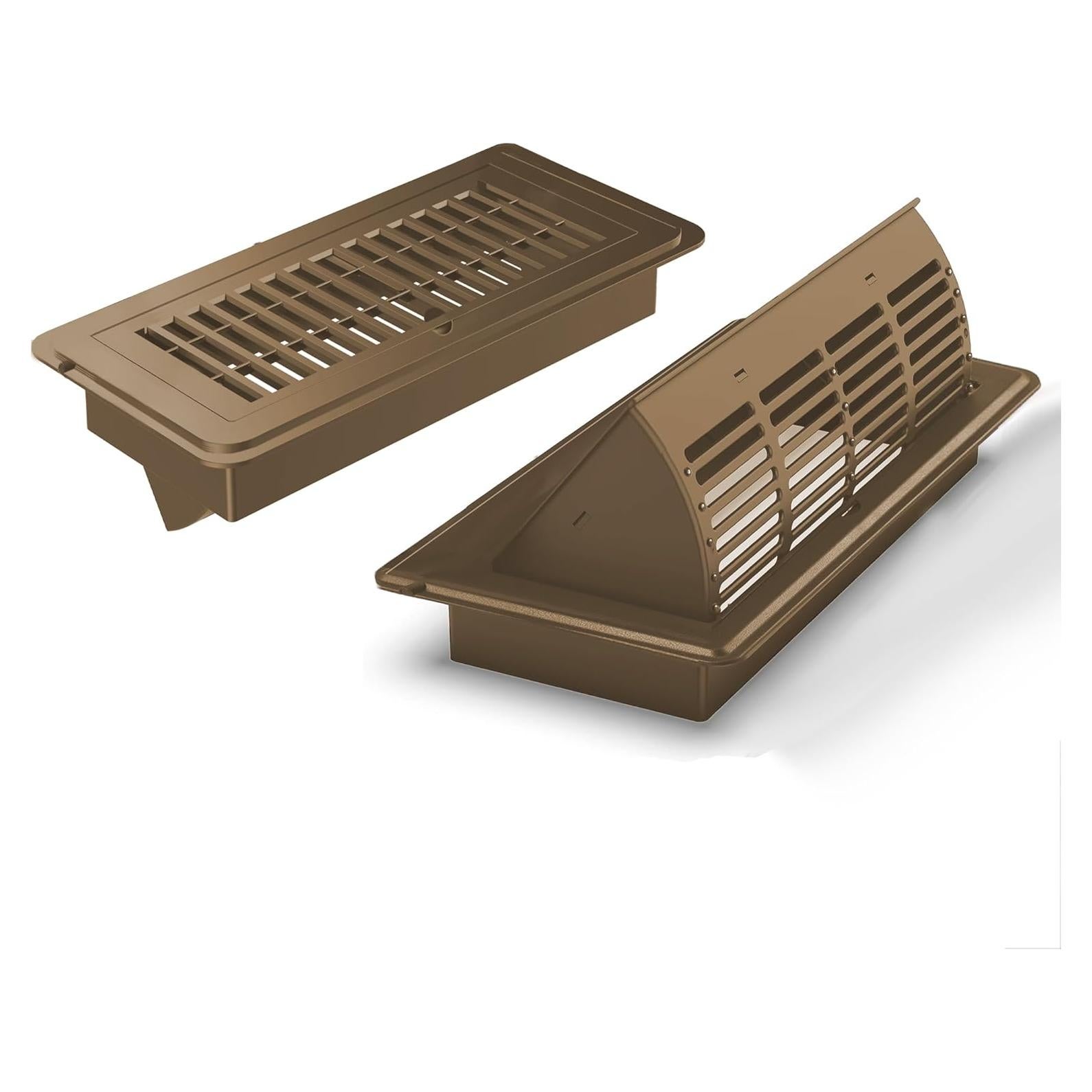 Cubierta de Ventilación Ajustable Vornalin 4x10 cm Marrón