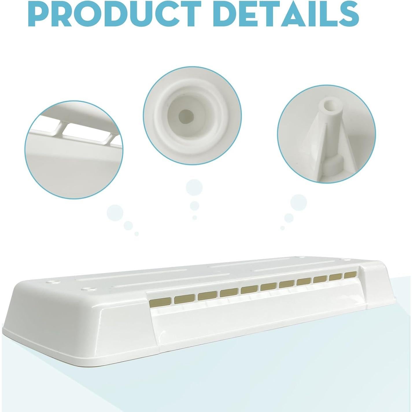 Cubierta de Ventilación de Techo Earthtec 3103634.022 para Refrigerador Dometic