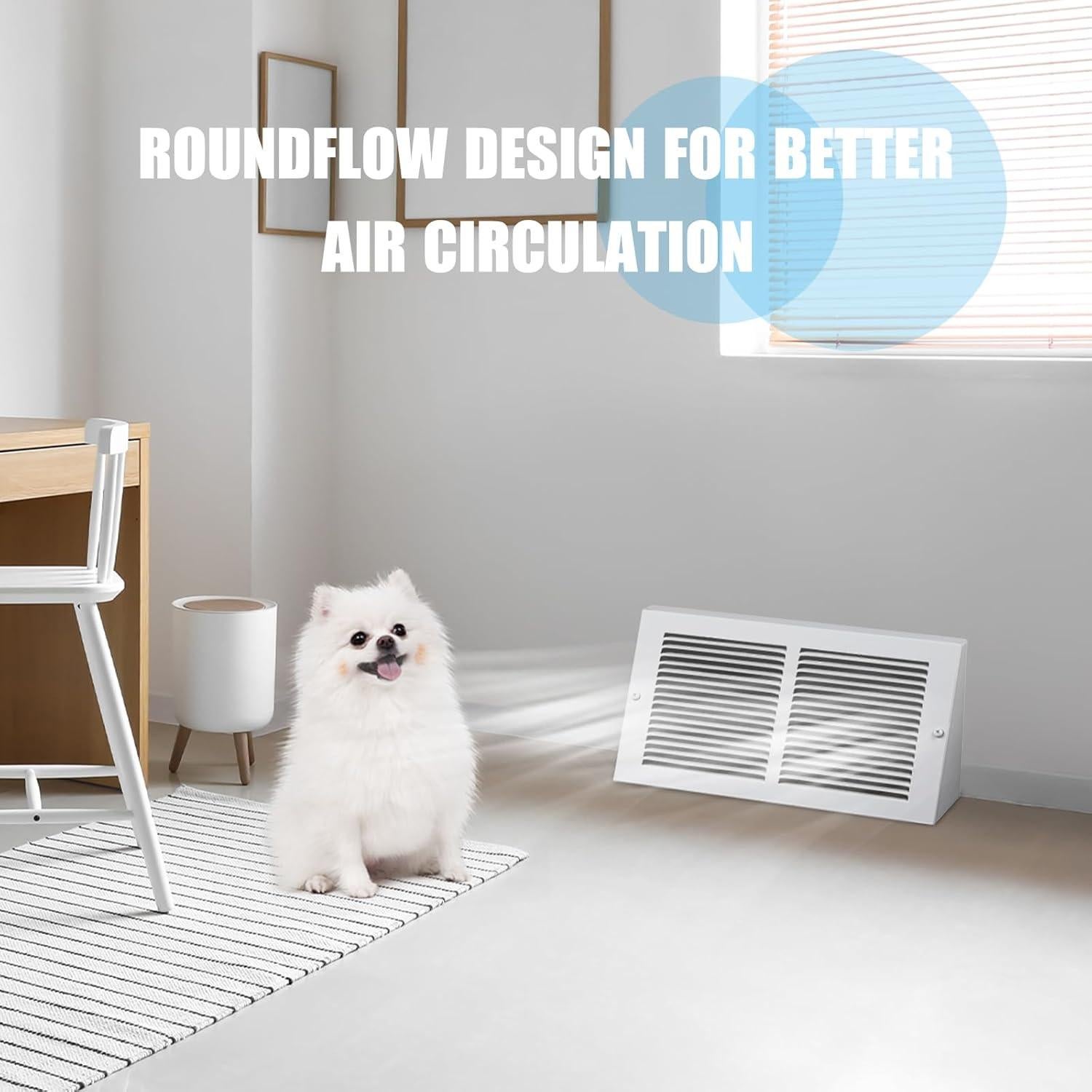 Cubiertas de Ventilación de Baseboard Honeydak 2 Piezas 30.48x15.24cm