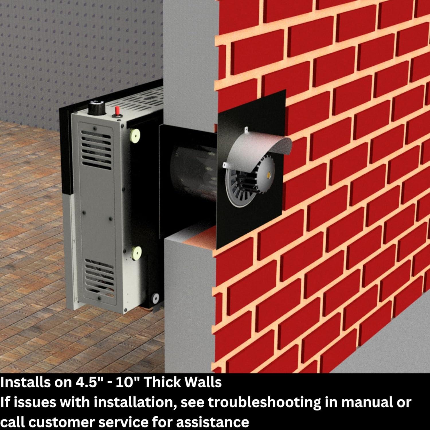 Calentador de Pared Propano 8000 BTU Comfort Glow - 26 m²