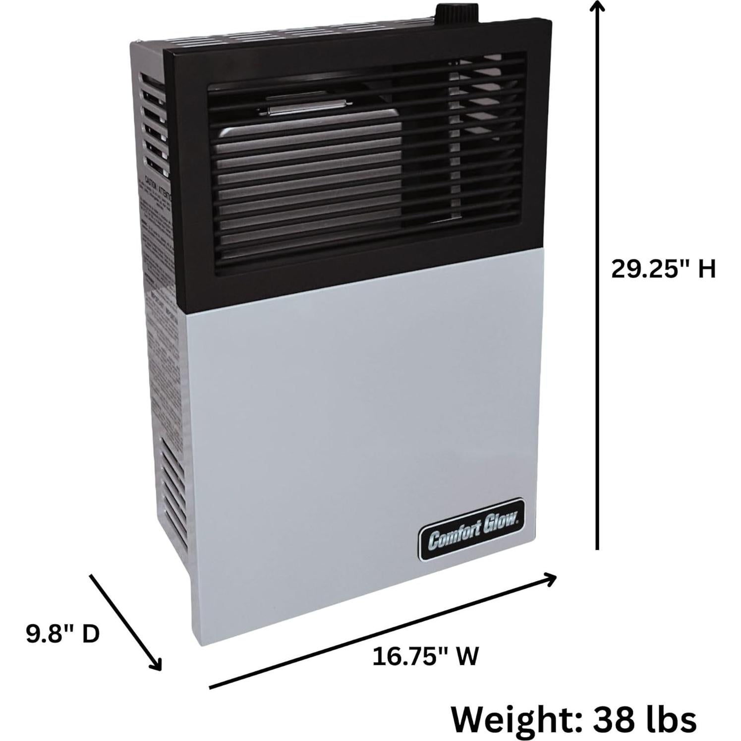 Calentador de Pared Propano 8000 BTU Comfort Glow - 26 m²