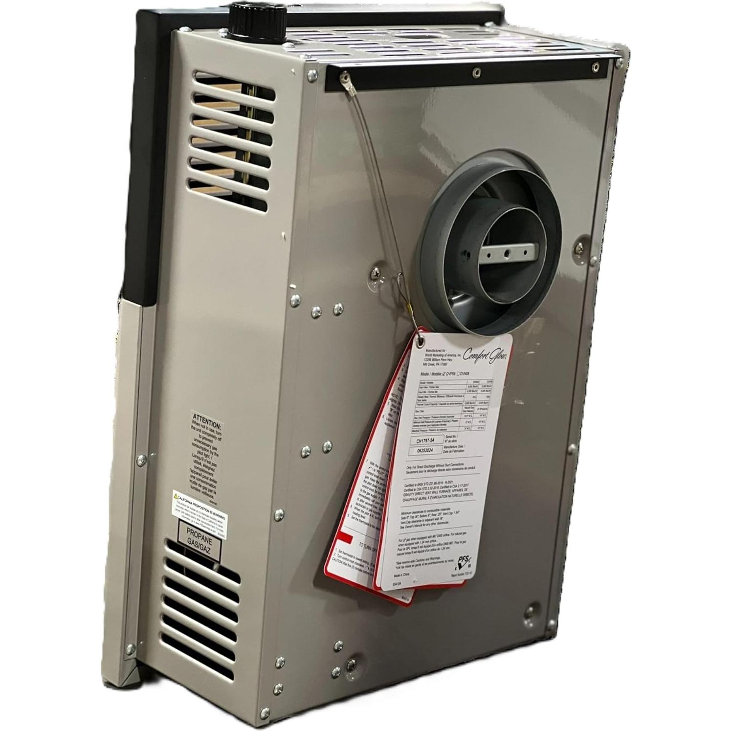 Calentador de Pared Propano 8000 BTU Comfort Glow - 26 m²