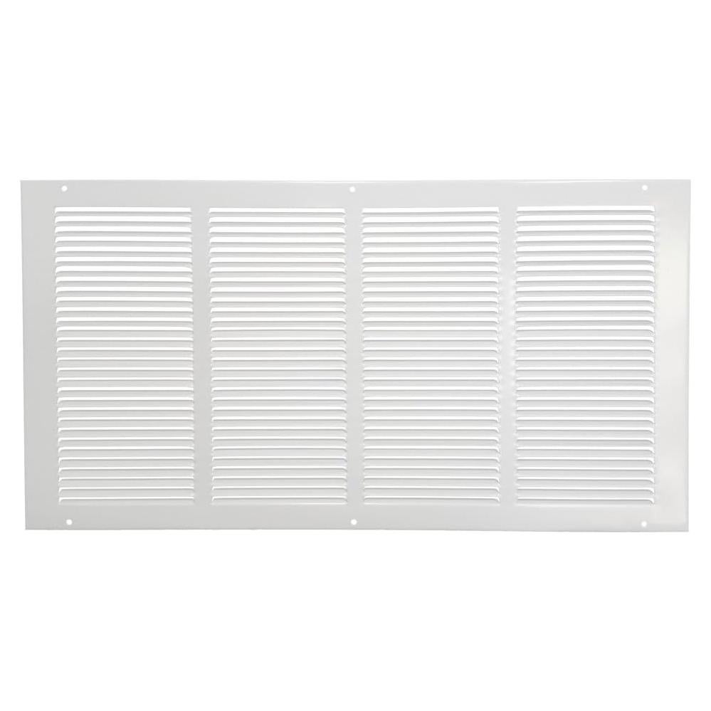 Rejilla de Aire de Retorno Hart & Cooley 650 24" x 6" Blanca