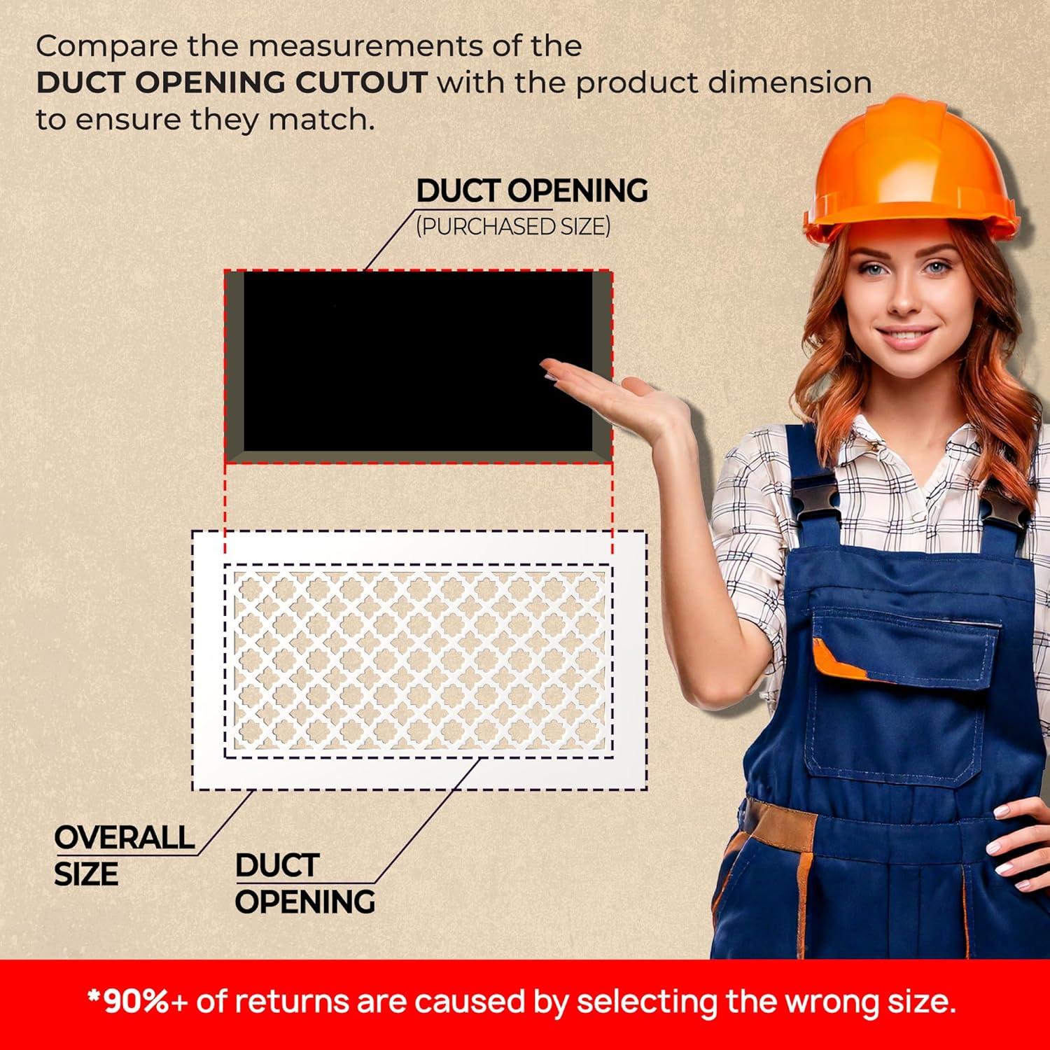 Cubierta de Ventilación SABA Home Decor 10.16x15.24cm Acrílico