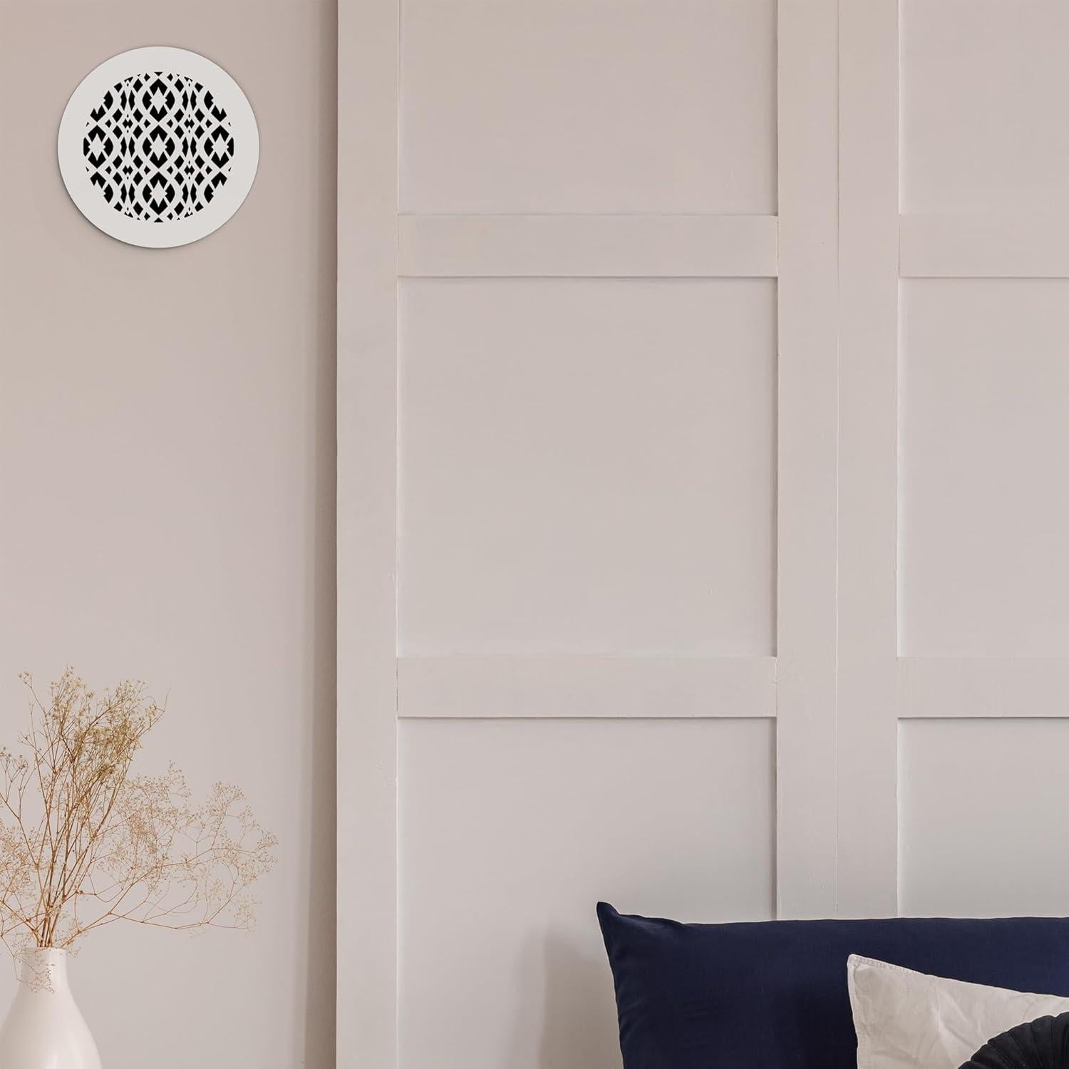 Cubierta de Ventilación Decorativa SABA Home Decor 15 cm Blanco