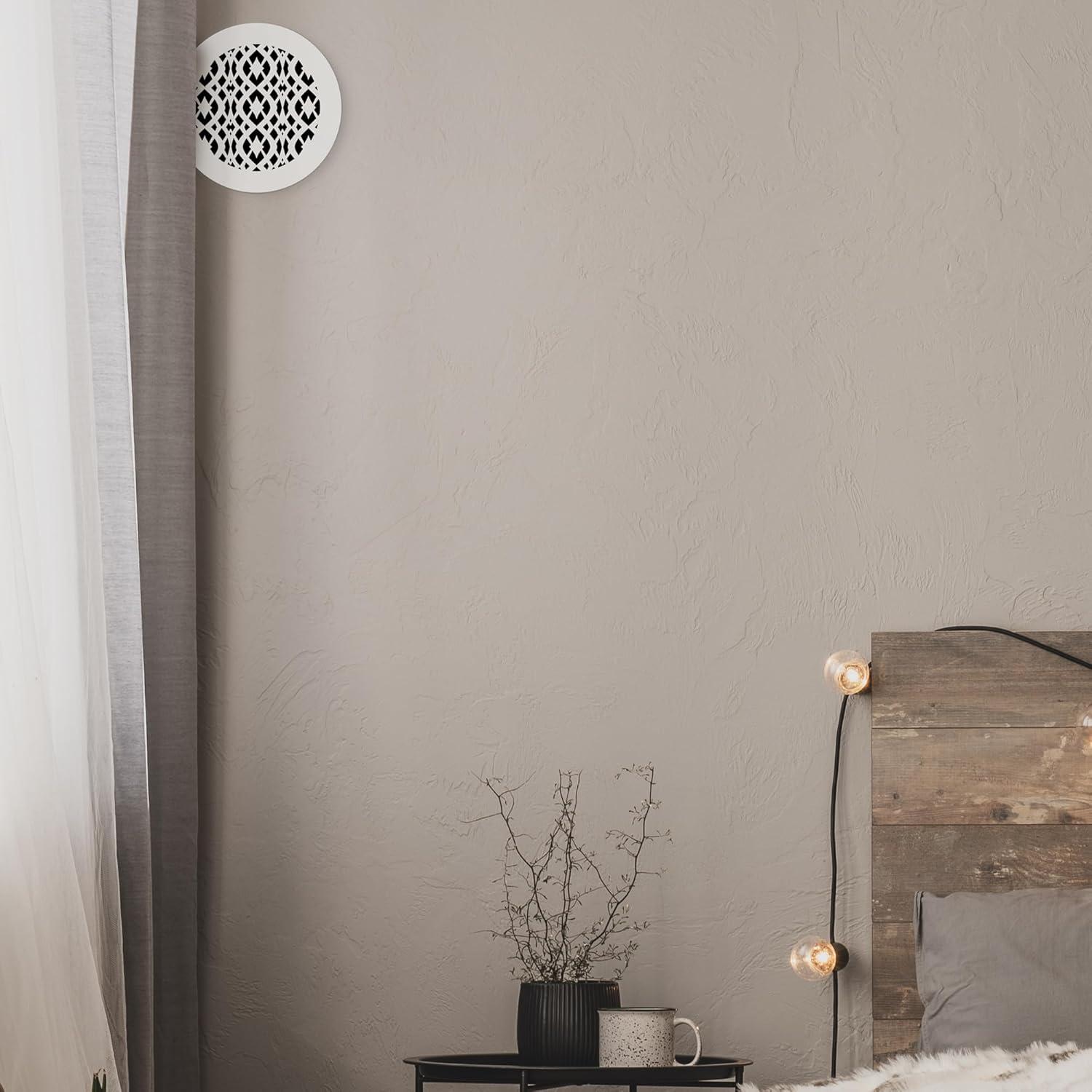 Cubierta de Ventilación Decorativa SABA Home Decor 15 cm Blanco