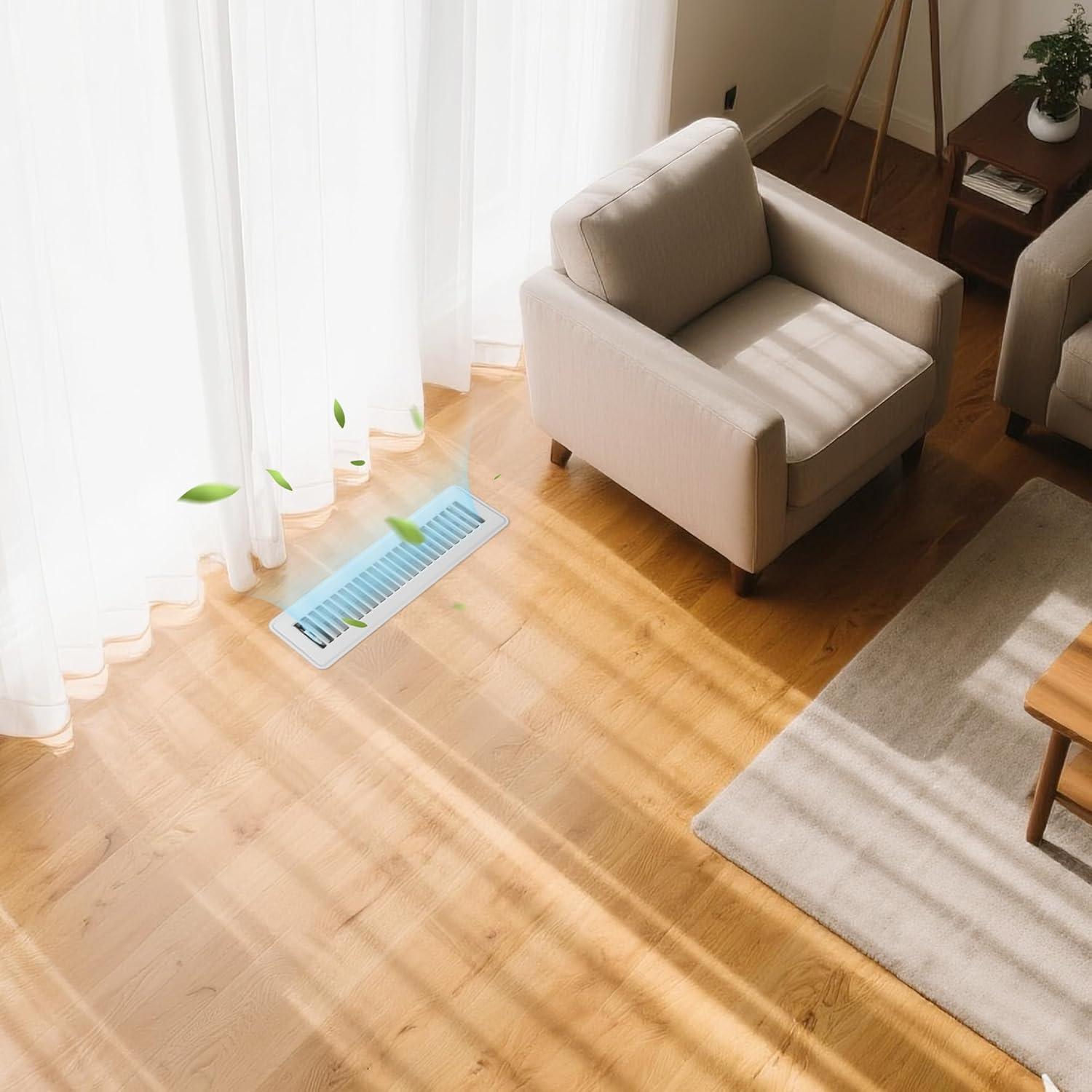 Rejilla de Piso 5x30.5 cm VENISCC - 4 Paquete Ajustable