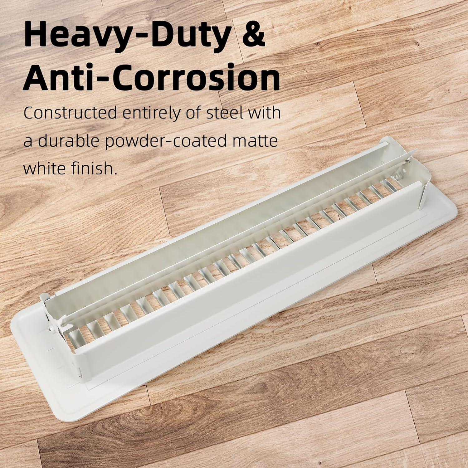 Rejilla de Piso 5x30.5 cm VENISCC - 4 Paquete Ajustable