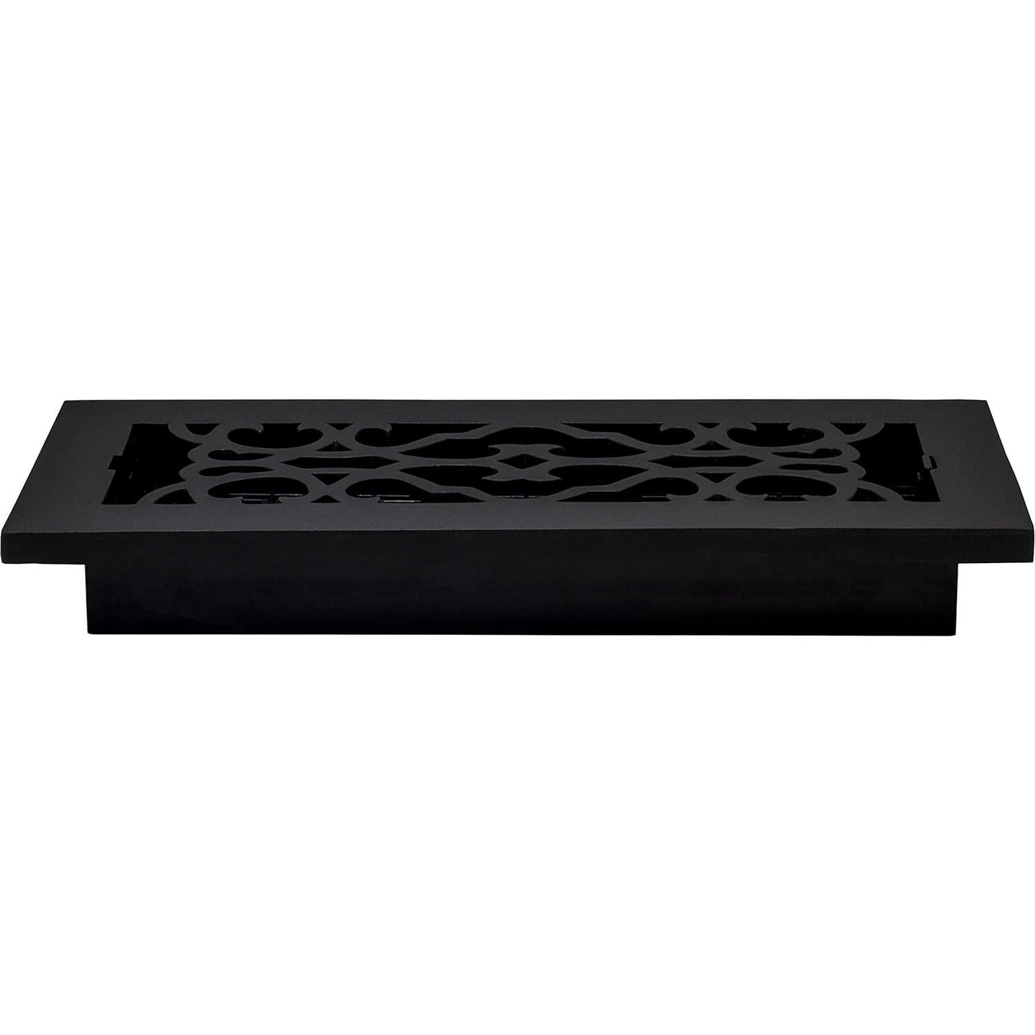 Rejilla de Piso Victoriana Decor Grates AC410-BLK 10 x 25 cm Hierro Fundido
