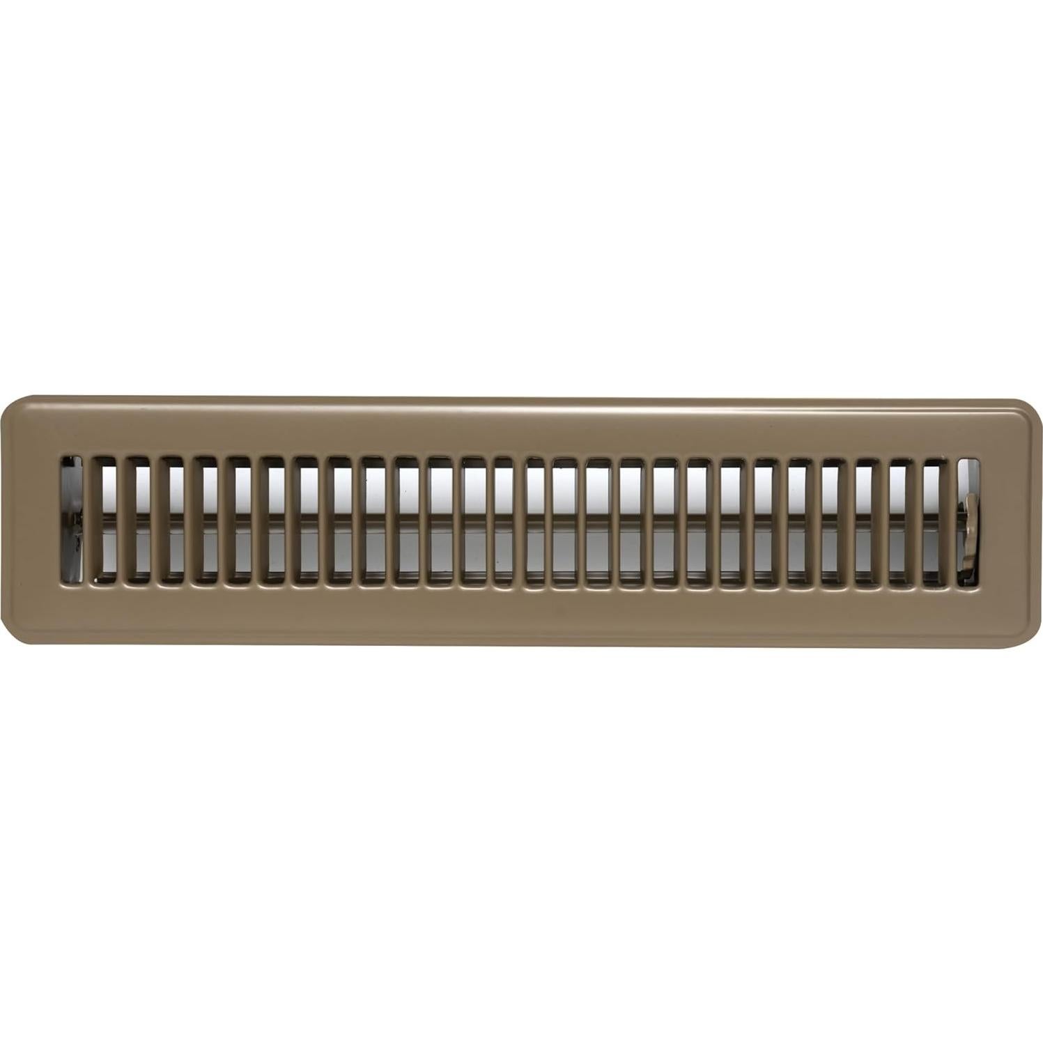 Registro de Piso Handua 2x14 Louvered de Acero Marrón