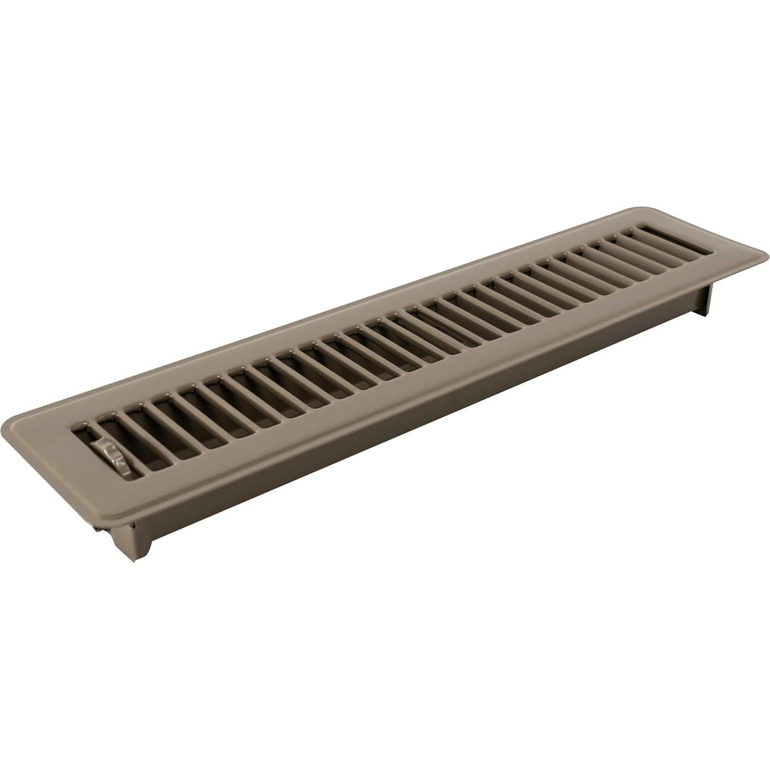 Registro de Piso Handua 2x14 Louvered de Acero Marrón