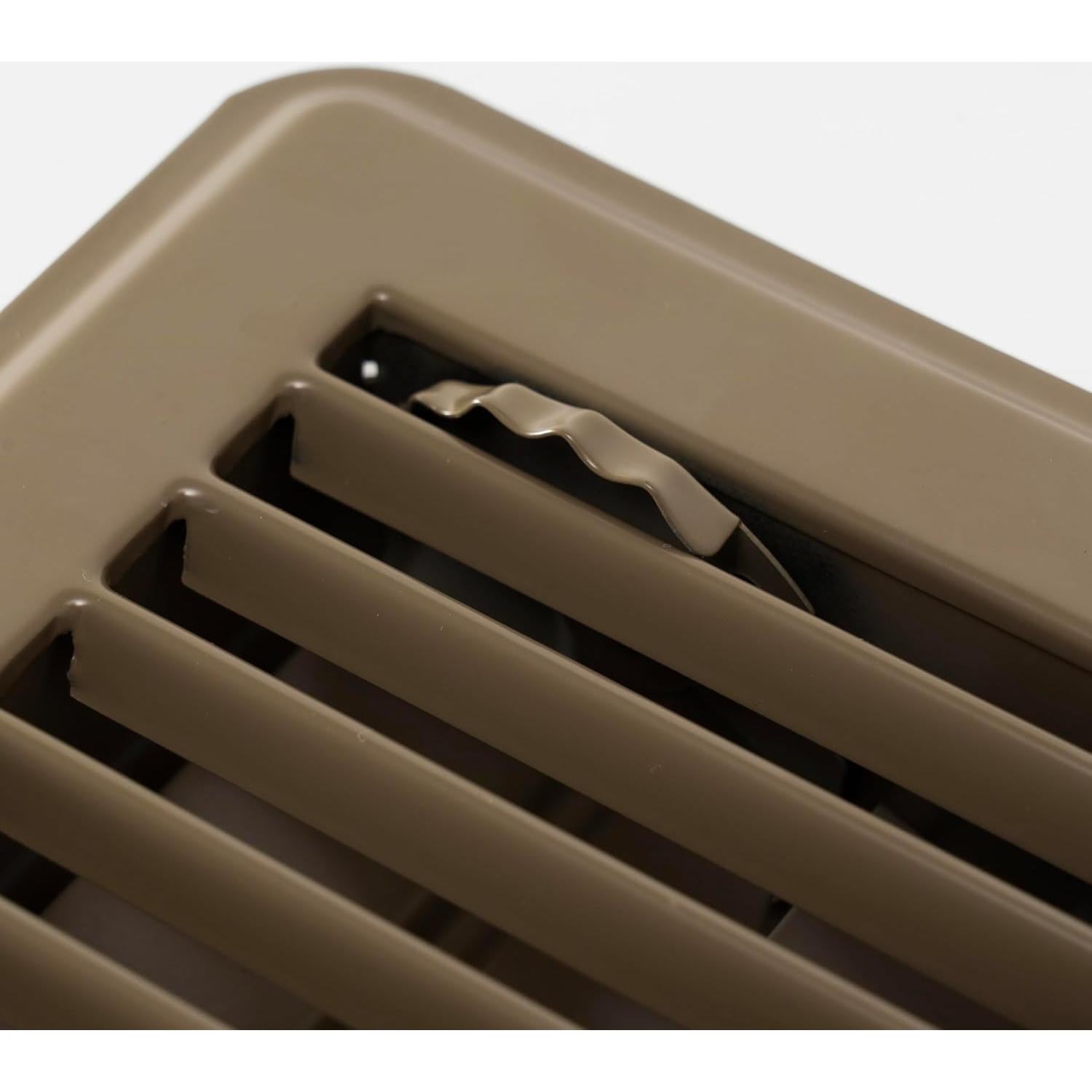 Registro de Piso Handua 2x14 Louvered de Acero Marrón