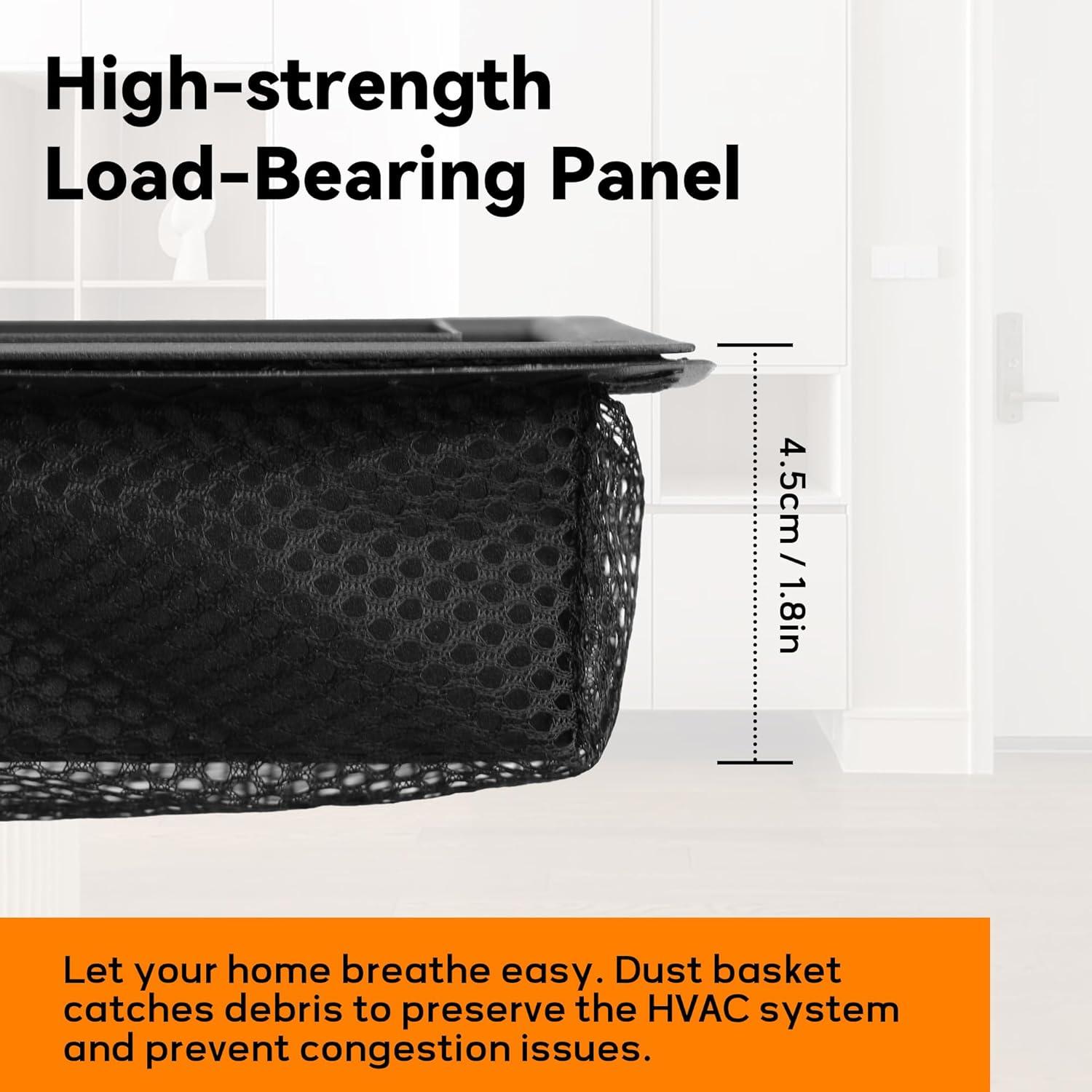 Rejilla de Piso 25.4x10.16 cm Supply Depot Negra de Hierro Fundido