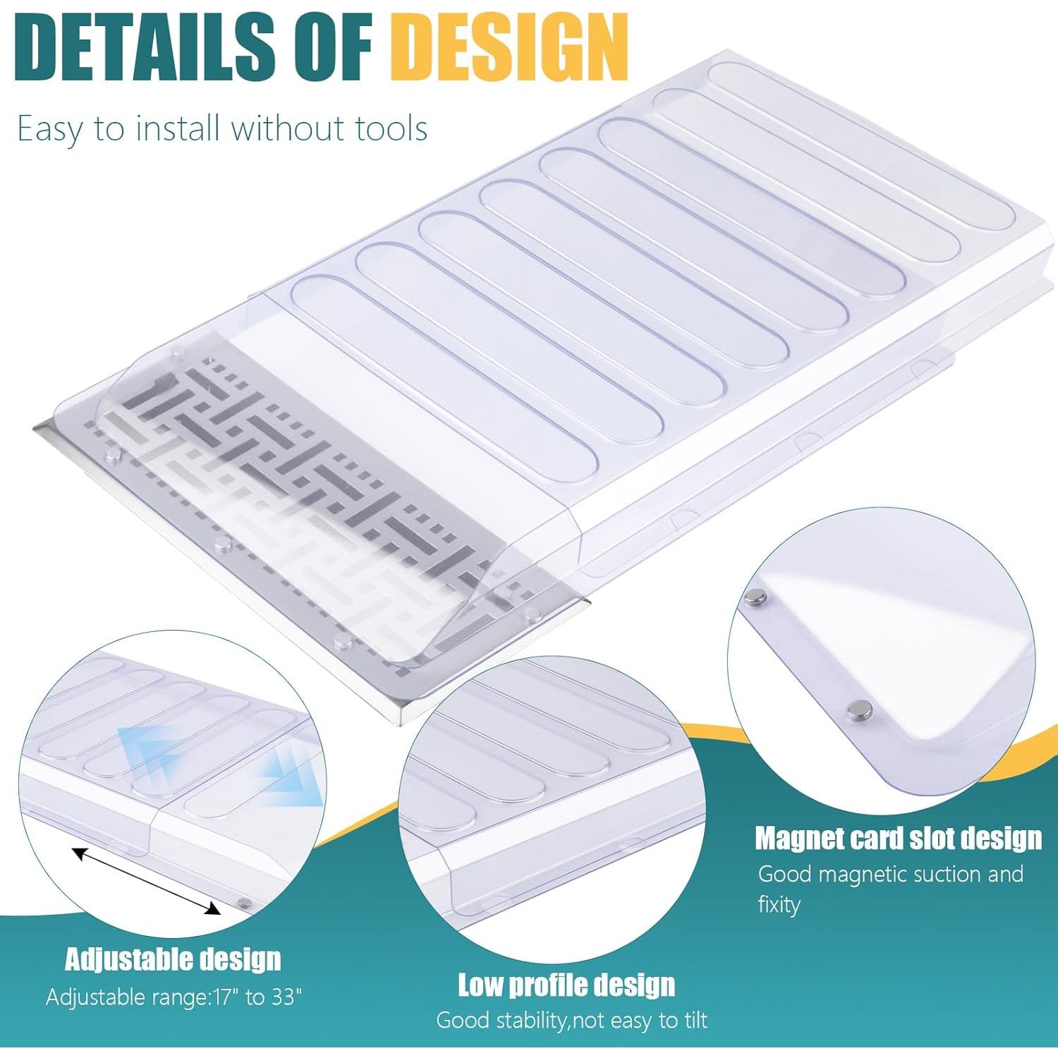 Extensor de Ventilación Magnético FPMYB 43-84 cm para Muebles