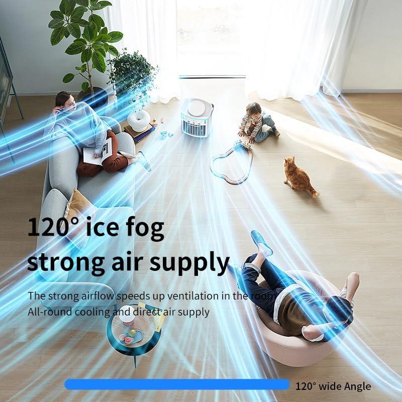 Aire Acondicionado Portátil Looeno 1L, 3 Velocidades, Control Remoto