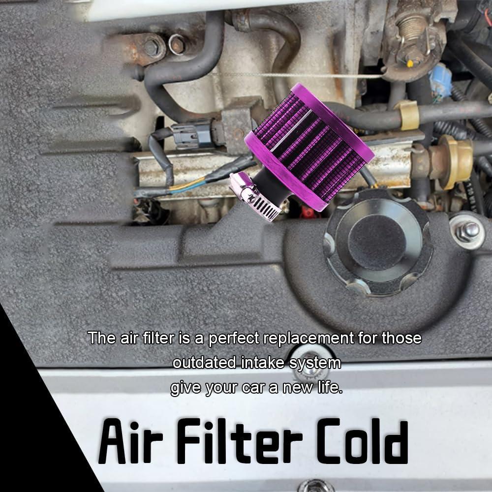 Filtro de Aire Frío CHRYMUM 12MM Universal para Automóviles y Motos