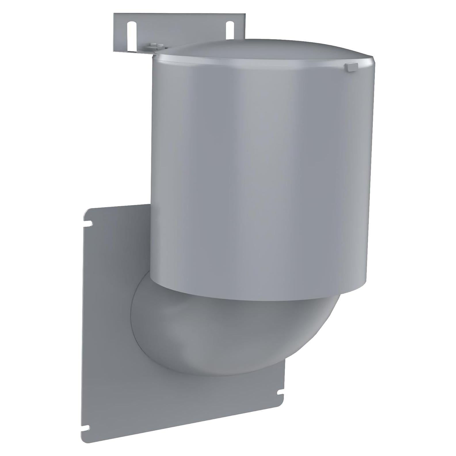 Cubierta de Ventilación para Secadora Mogseek 4" Exterior Gris