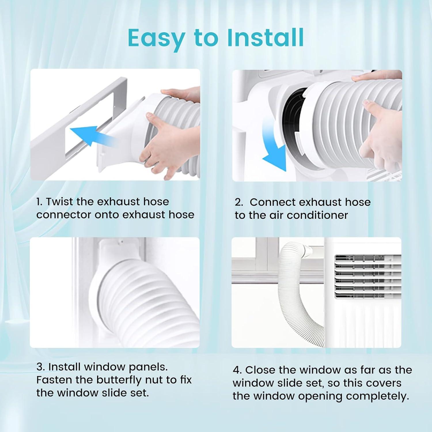 Acondicionador de Aire Portátil Antarctic Star 8,000 BTU 32.5 m²