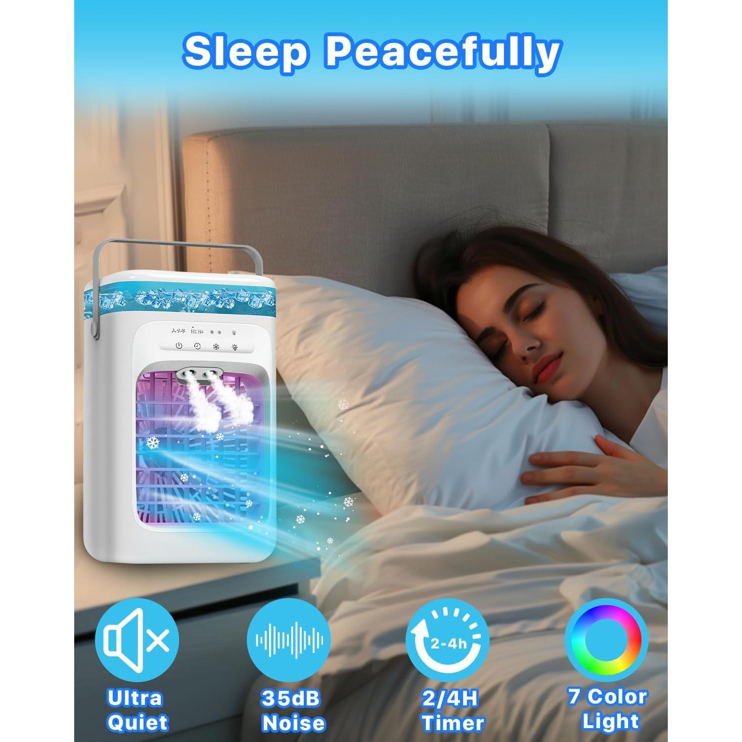 Aire Acondicionado Portátil Mecmic Meac 1000ml 3 Velocidades