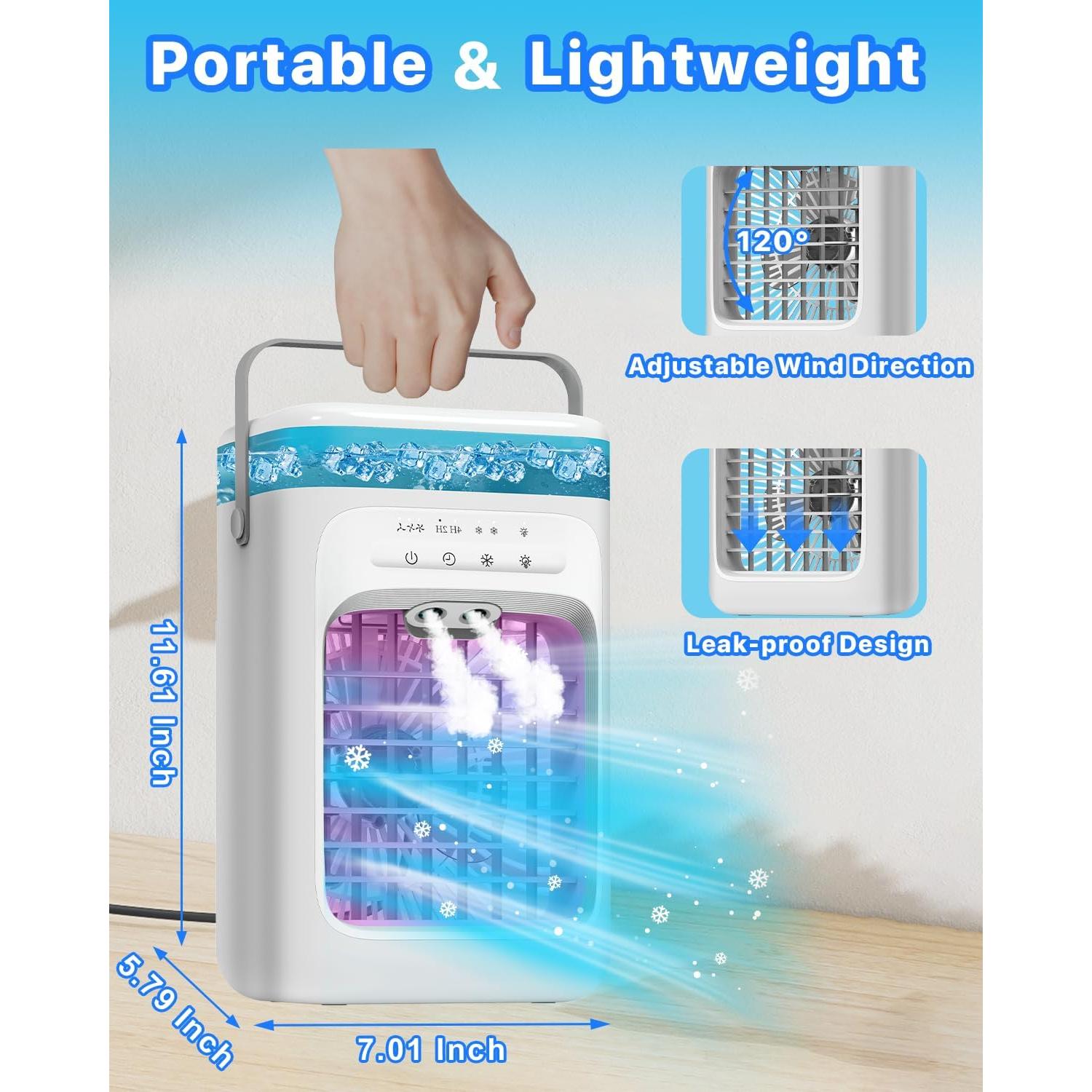 Aire Acondicionado Portátil Mecmic Meac 1000ml 3 Velocidades