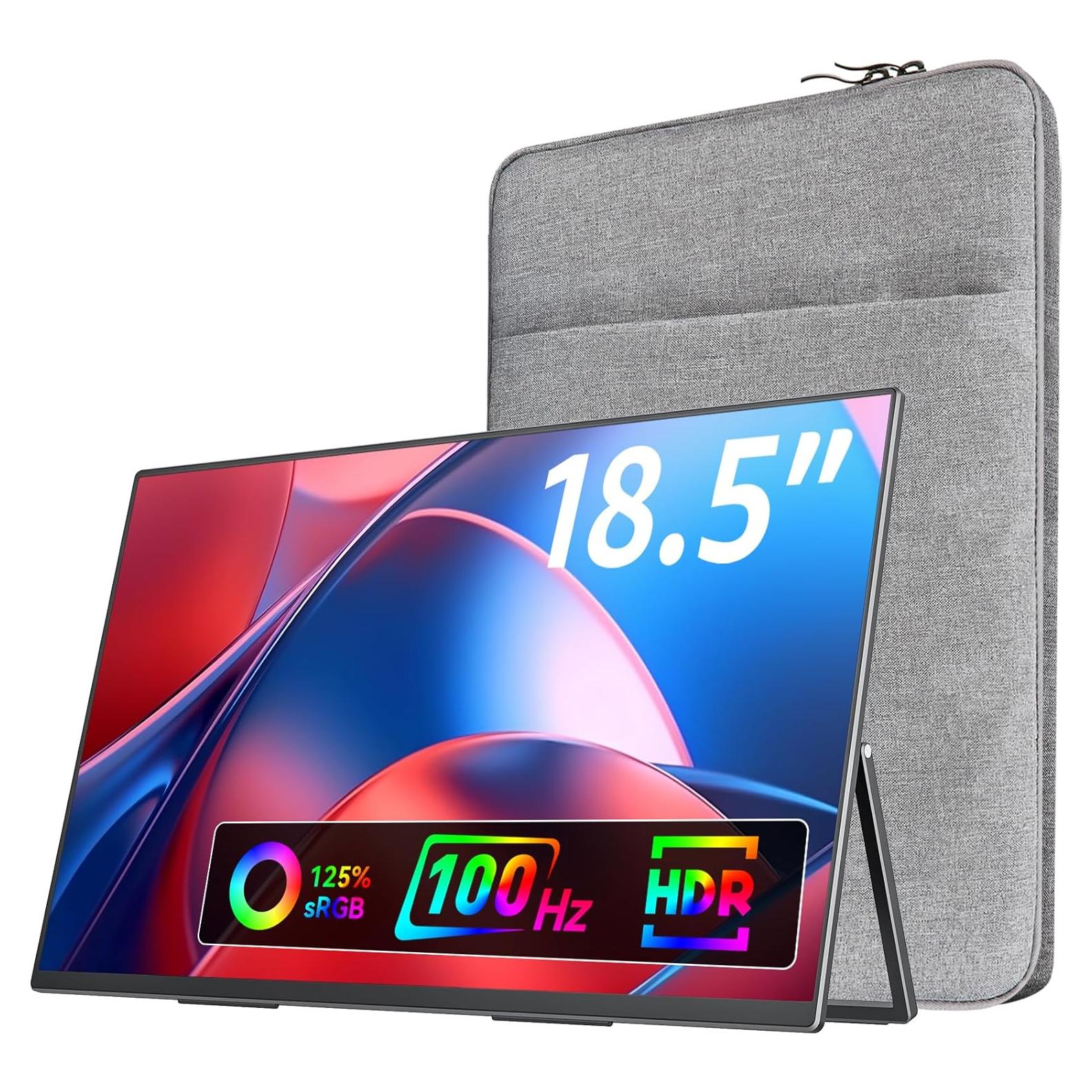 Monitor Portátil VisionOwl 18.5" FHD 100Hz USB-C HDMI