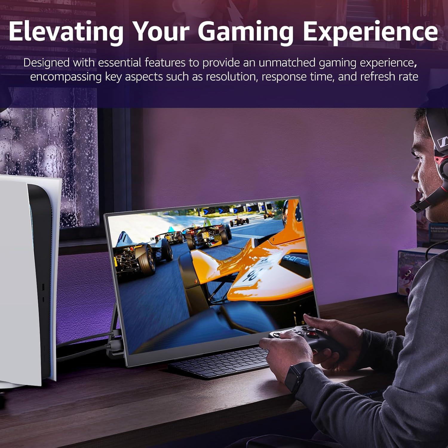 Monitor Portátil VisionOwl 18.5" FHD 100Hz USB-C HDMI