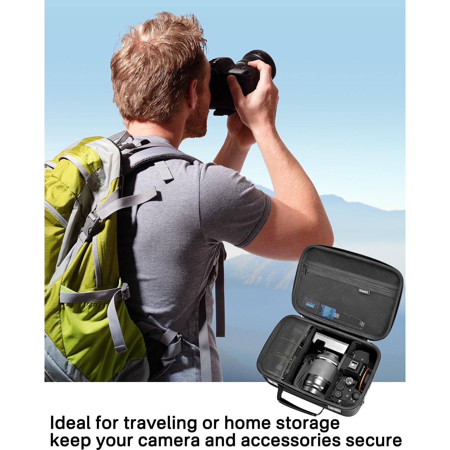 Funda Dura RAIACE para Cámara Sony Alpha 7 II III IV y Más