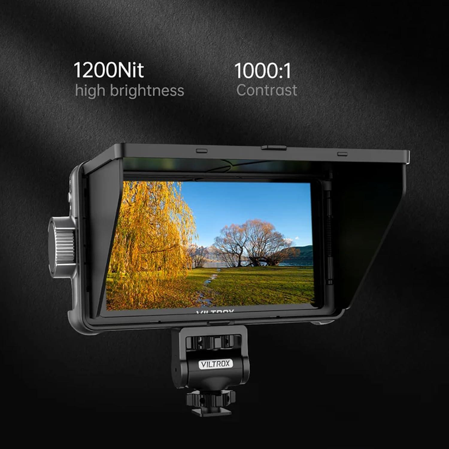 Monitor de Campo VILTROX DC-550 5.5" 1200 Nits 4K HDMI