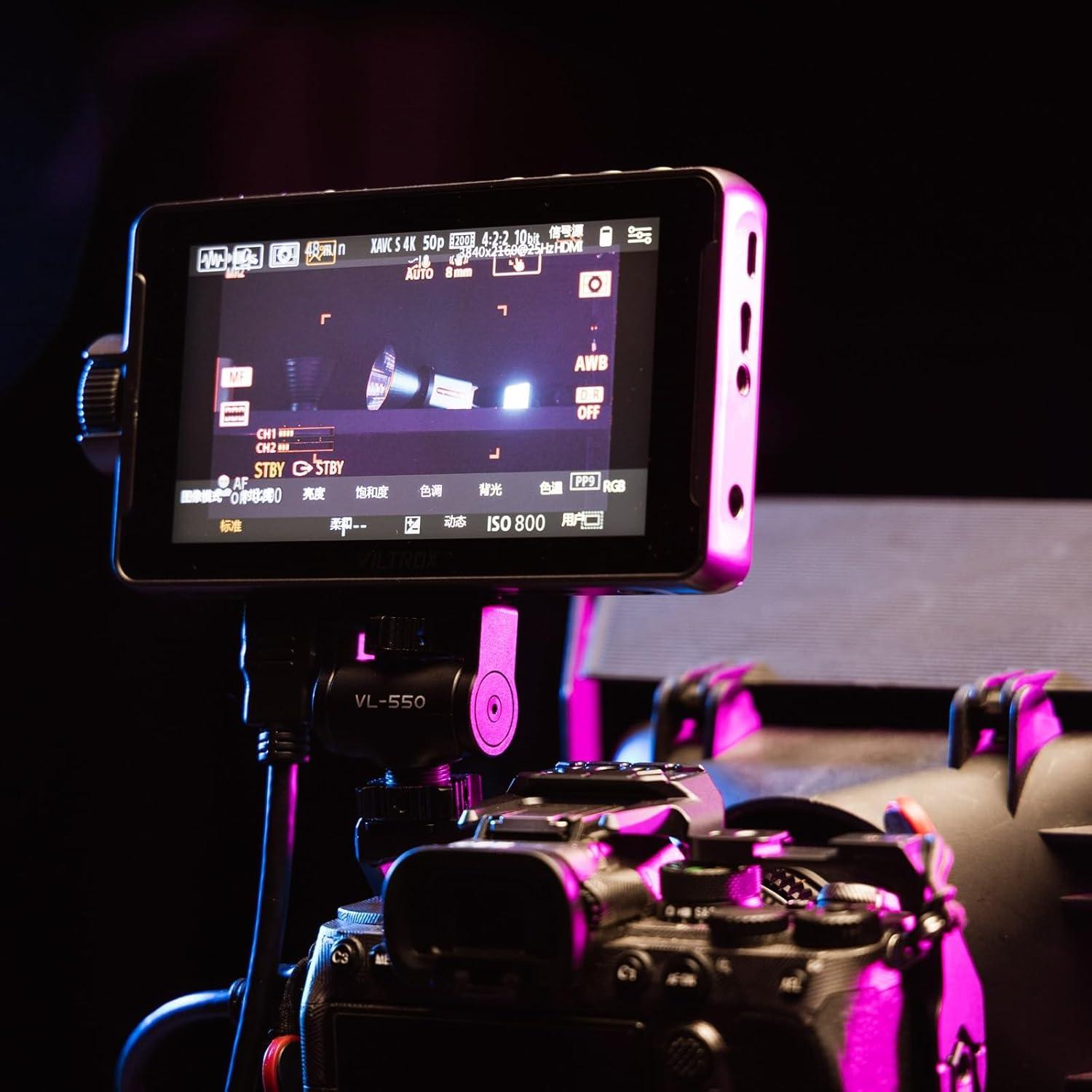 Monitor de Campo VILTROX DC-550 5.5" 1200 Nits 4K HDMI