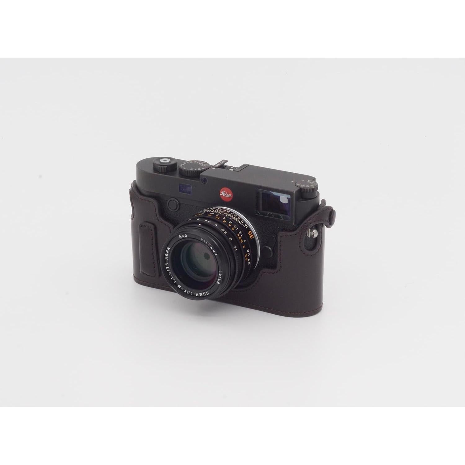 Funda de cuero marrón para cámaras Leica M10 M11 M10-R M10-P