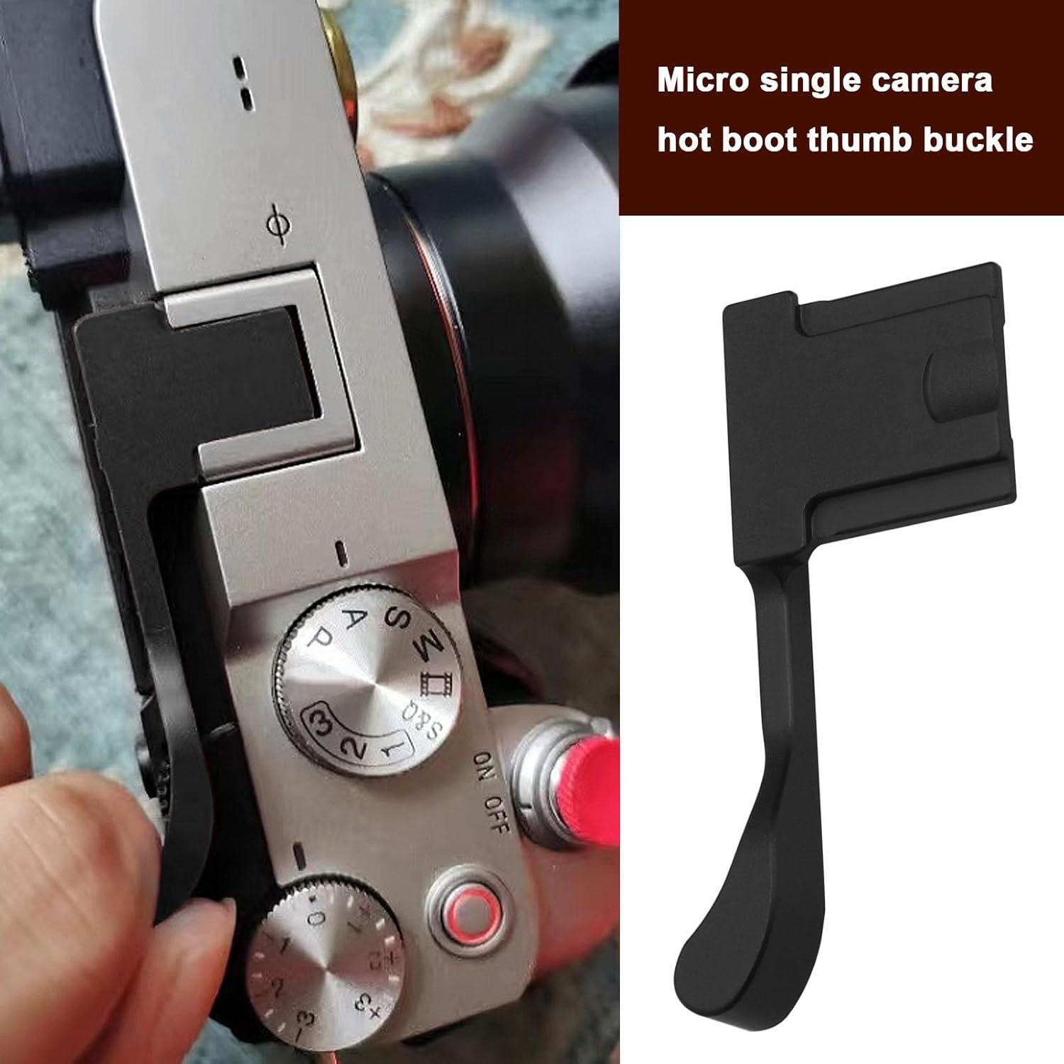 Reposamanos de Pulgar Be In Your Mind para Fujifilm X-E4/X100F/X100V/XPro2/XPro3 - Aluminio Negro