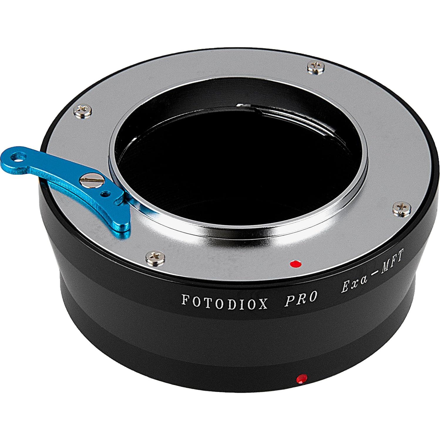Adaptador Fotodiox Pro Exakta a Micro Cuatro Tercios MFT