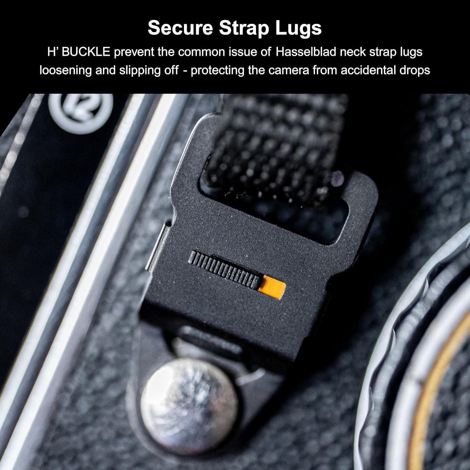 Adaptador de Lugs de Correa CHI H'BUCKLE para Cámara Hasselblad 500/503